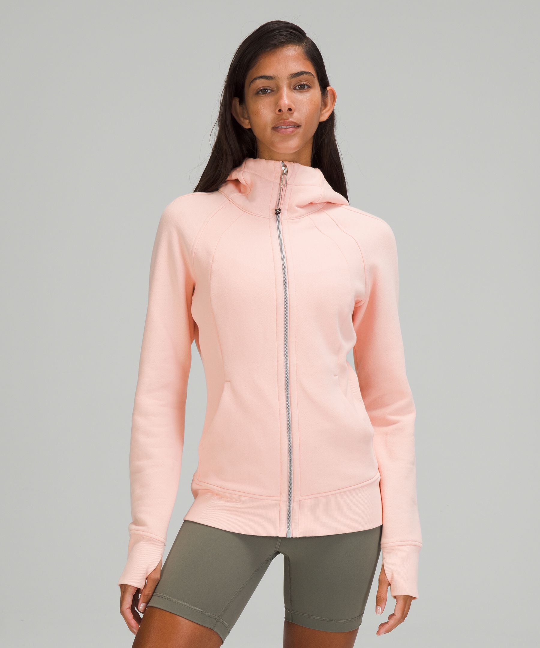 Lululemon Scuba Full-zip Hoodie In Pink Mist