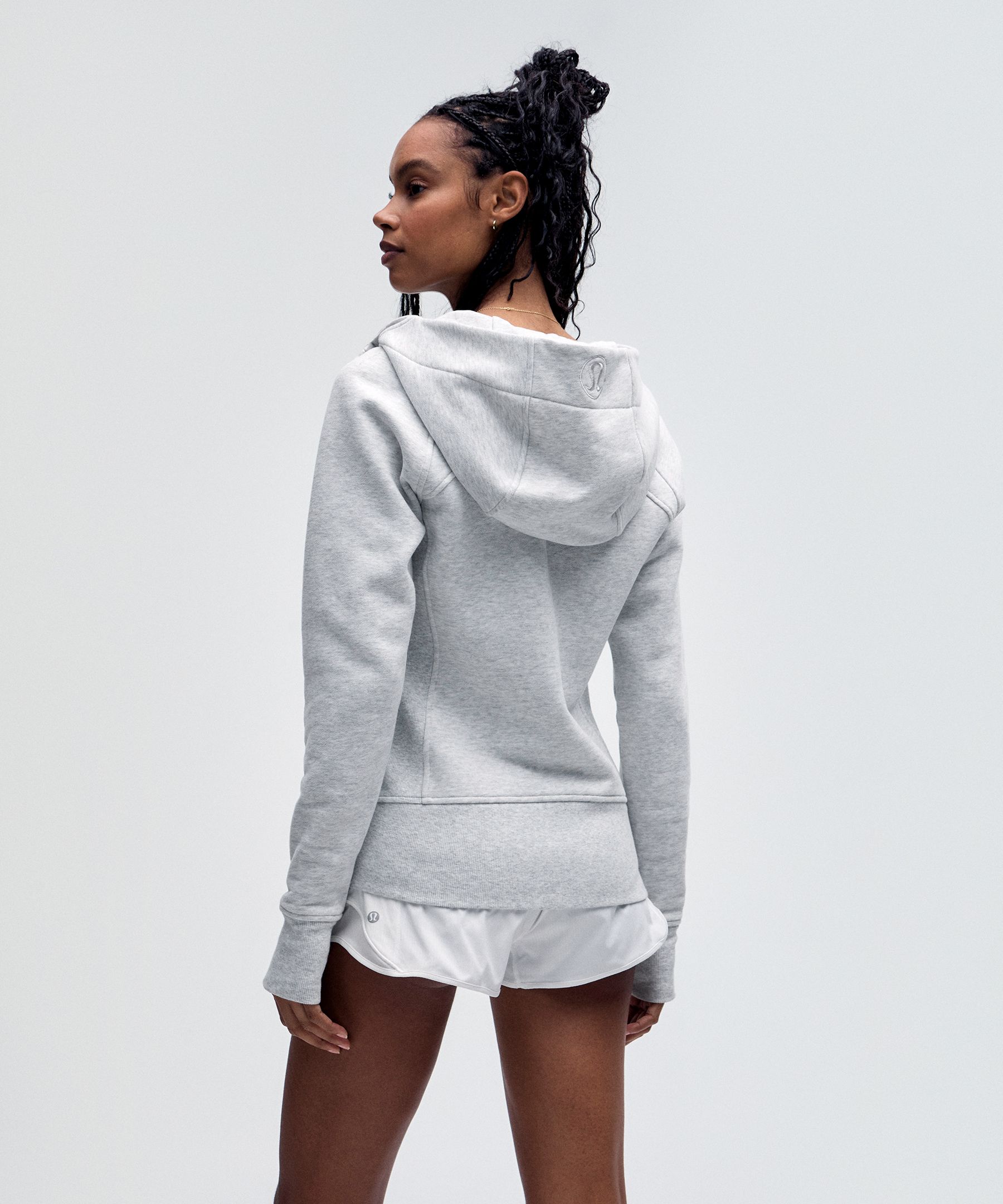 Lululemon Coast Hoodie - Heathered Core Ultra Light Grey - lulu