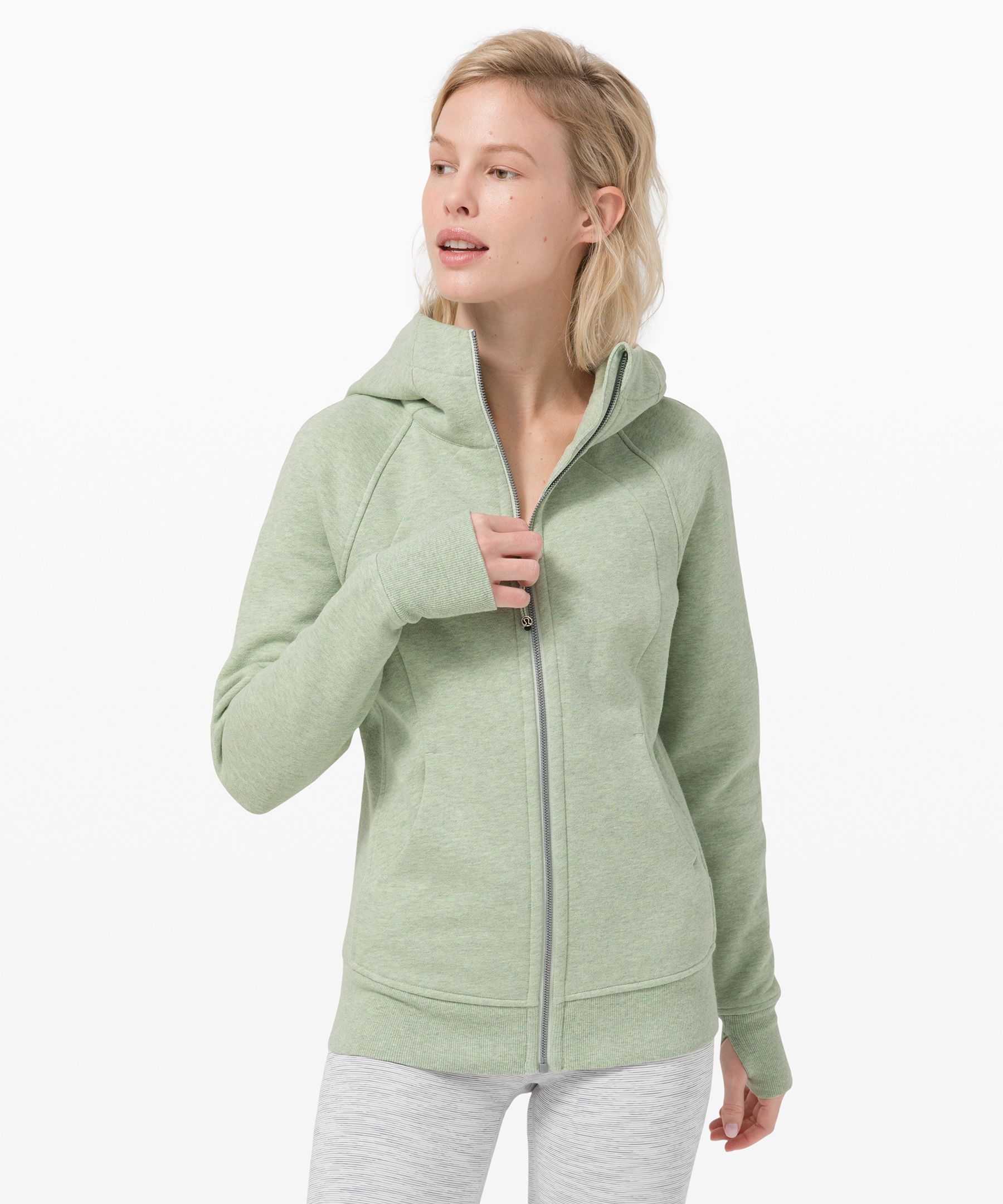 Lululemon Scuba Hoodie *light Cotton Fleece In Heathered Springtime