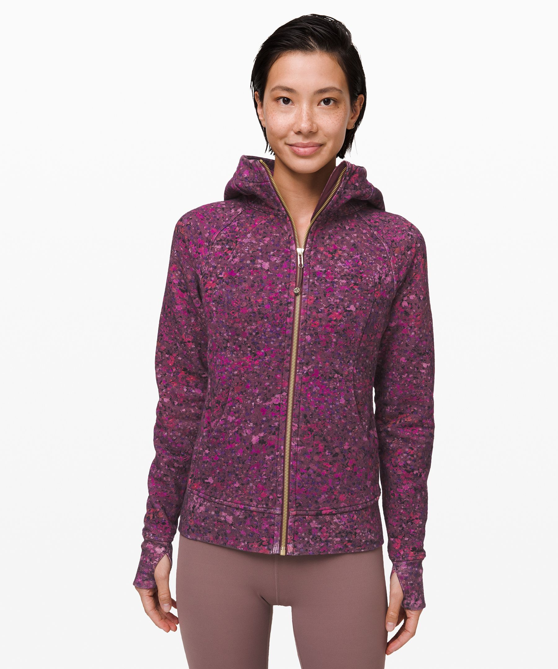 Lululemon floral hot sale scuba hoodie