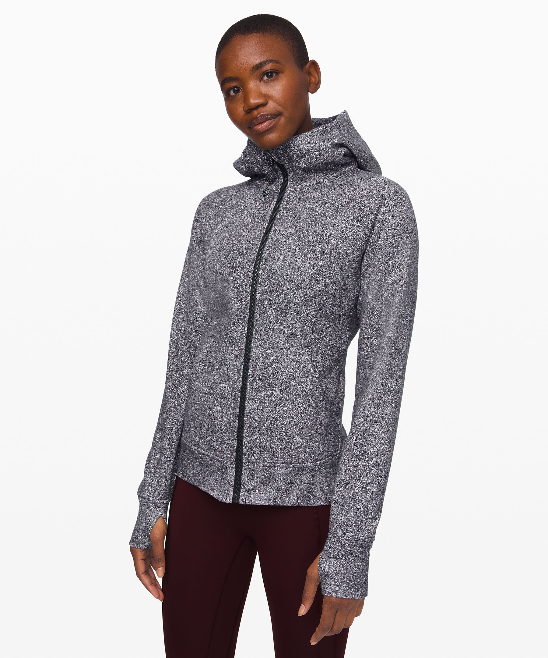 lululemon white scuba hoodie