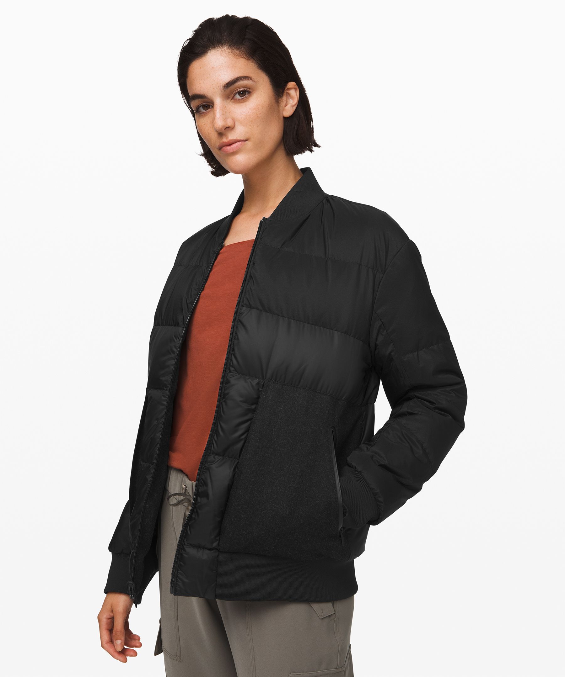 Down and outlet around bomber lululemon