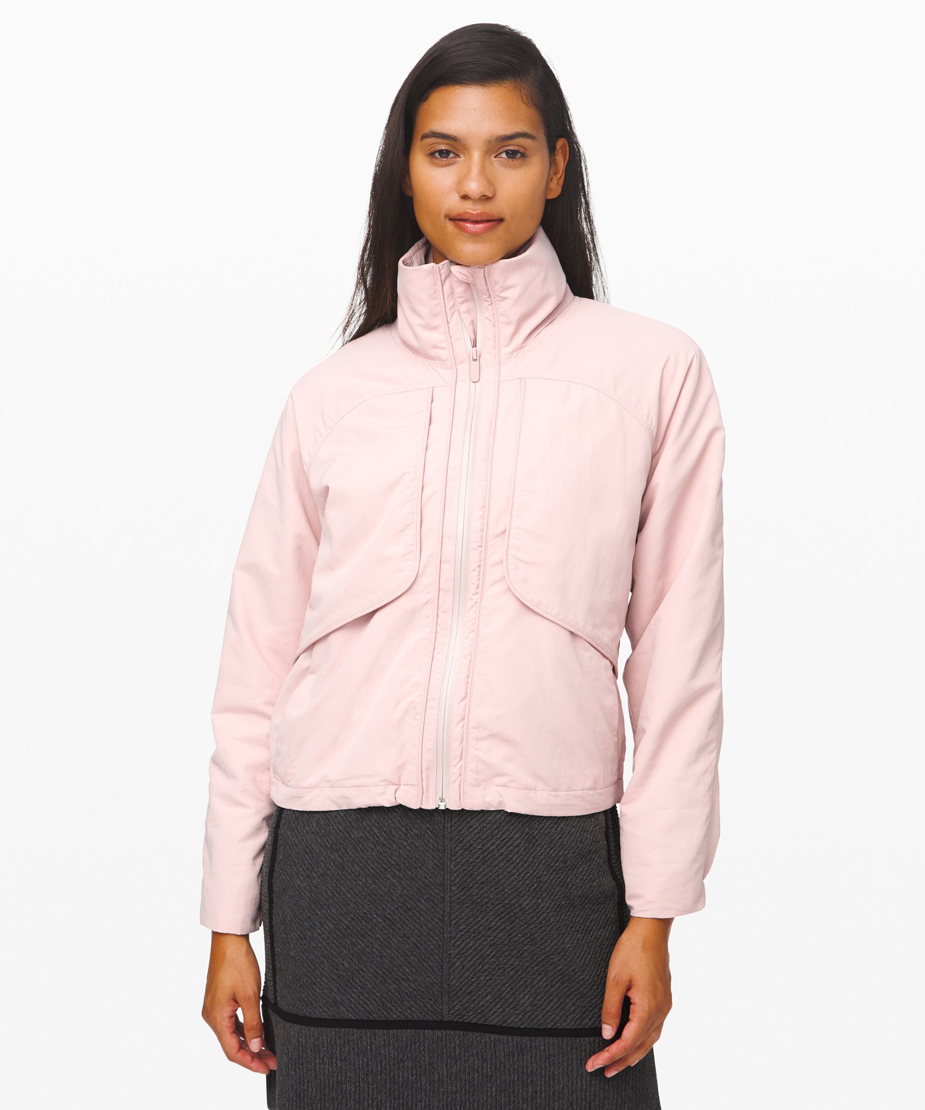 Lululemon Effortless Jacket - Pink Bliss - lulu fanatics