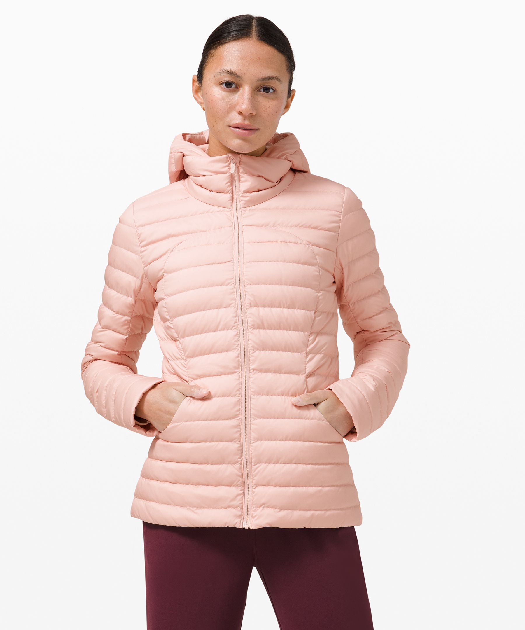 NEW Women Lululemon Down For It All Jacket Pink Mist (2022/3rd