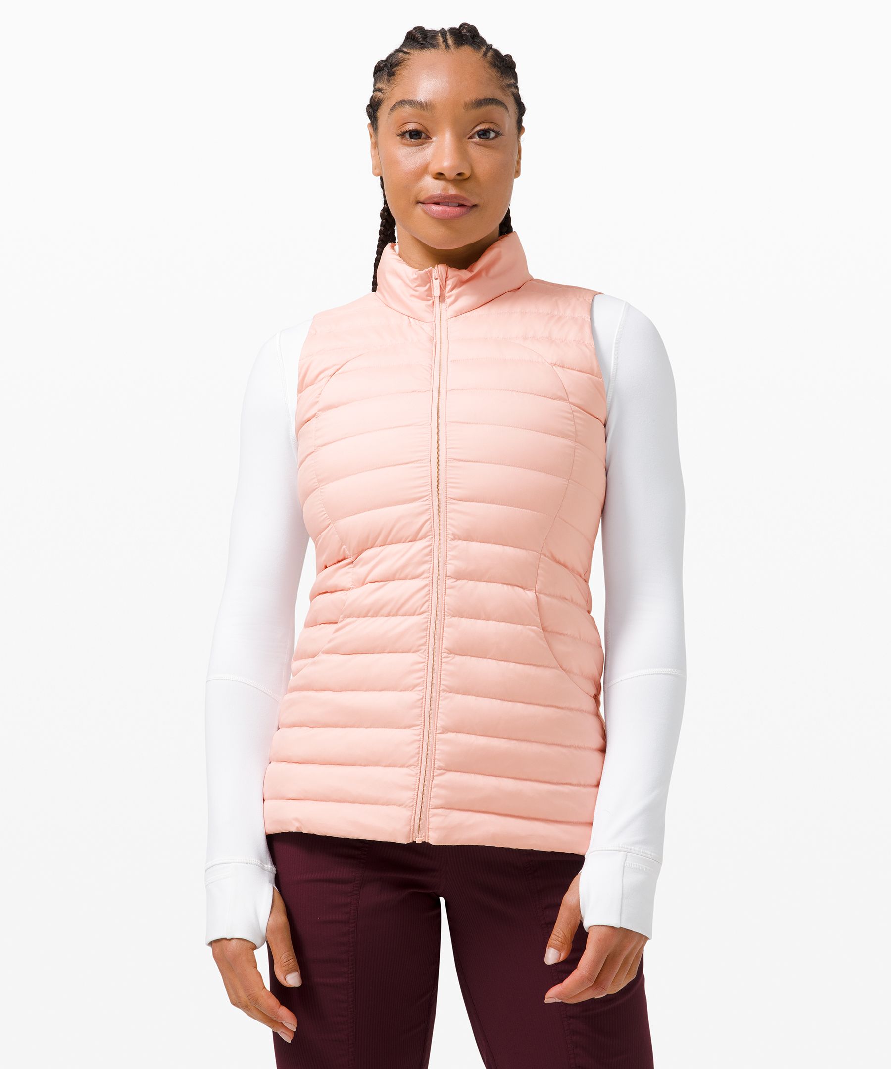 Lululemon Pack It Down Vest In Pink