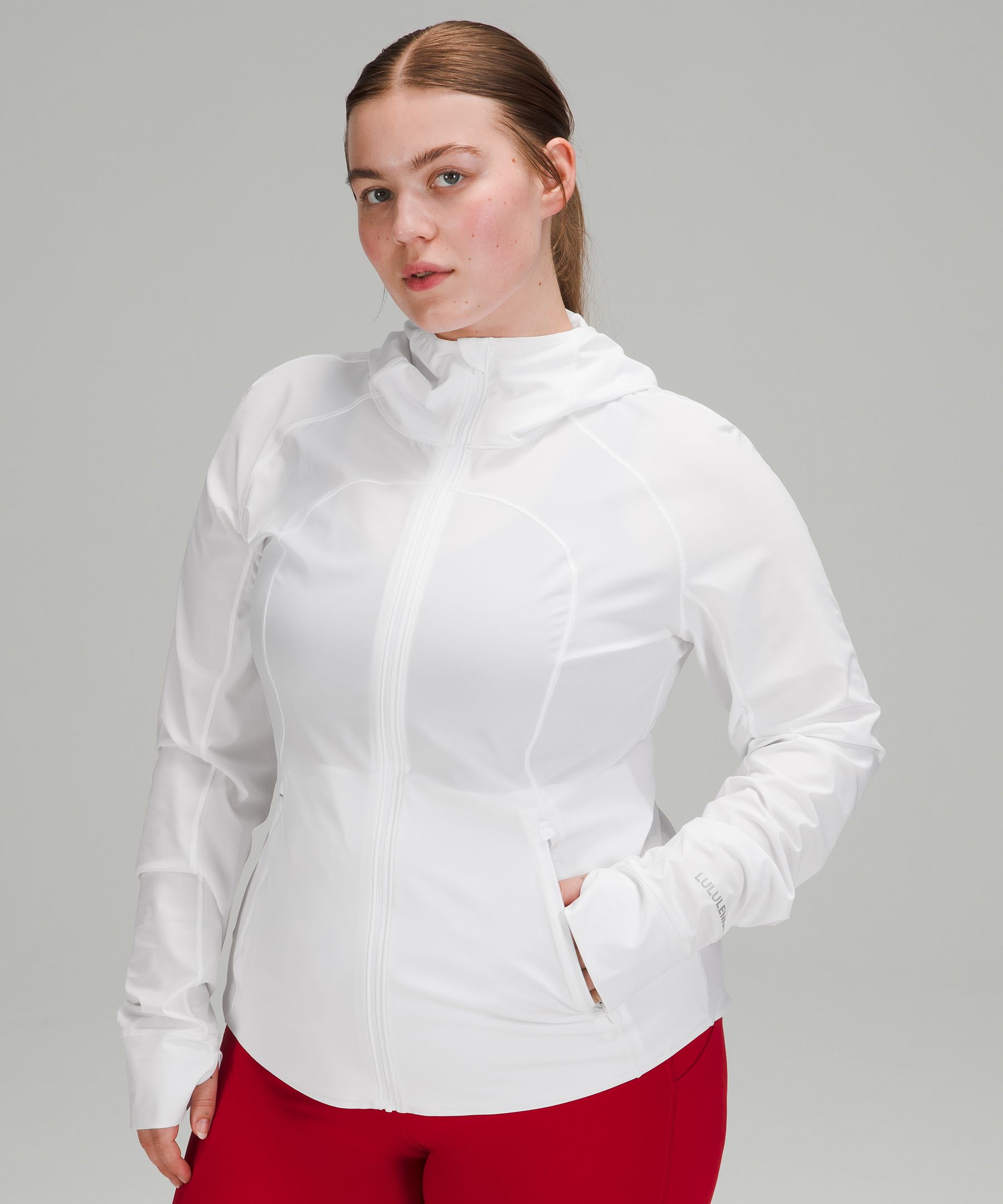 Lululemon Mist Over Windbreaker In White