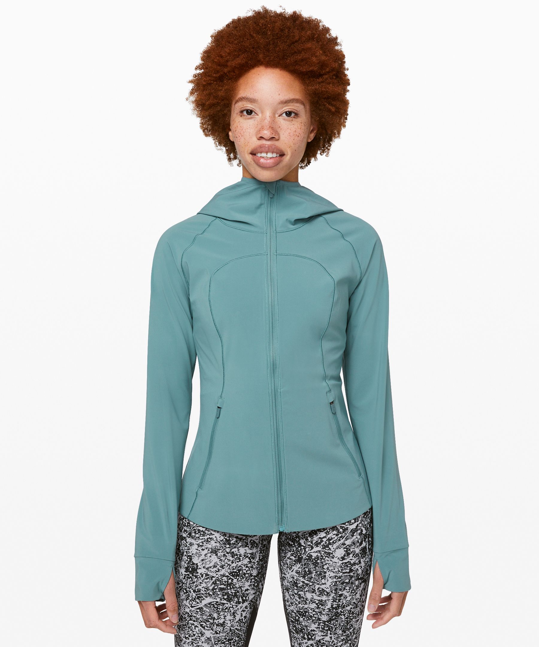 Lululemon Mist Over Windbreaker In Aquatic Green