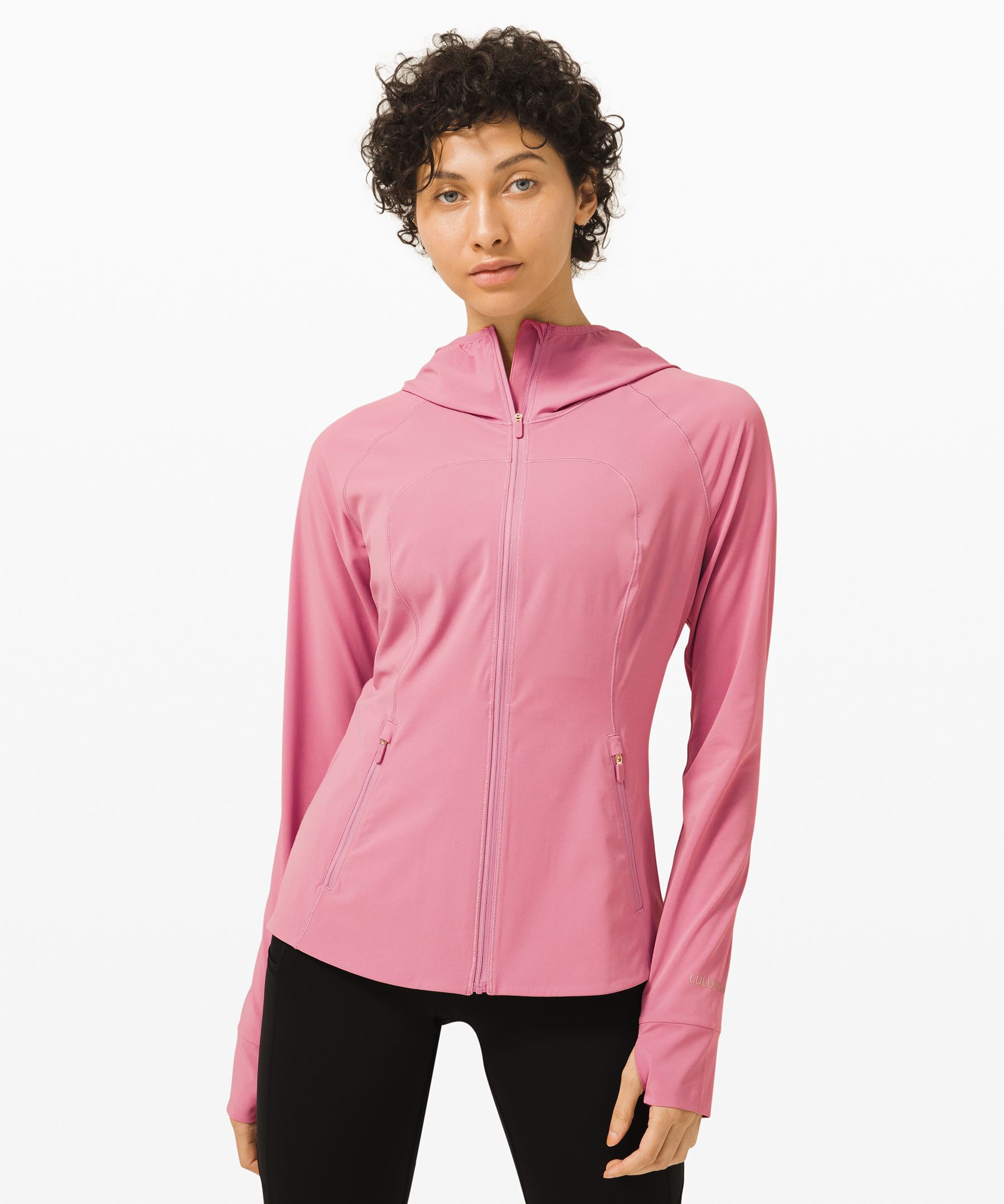 Lululemon Mist Over Windbreaker In Pink