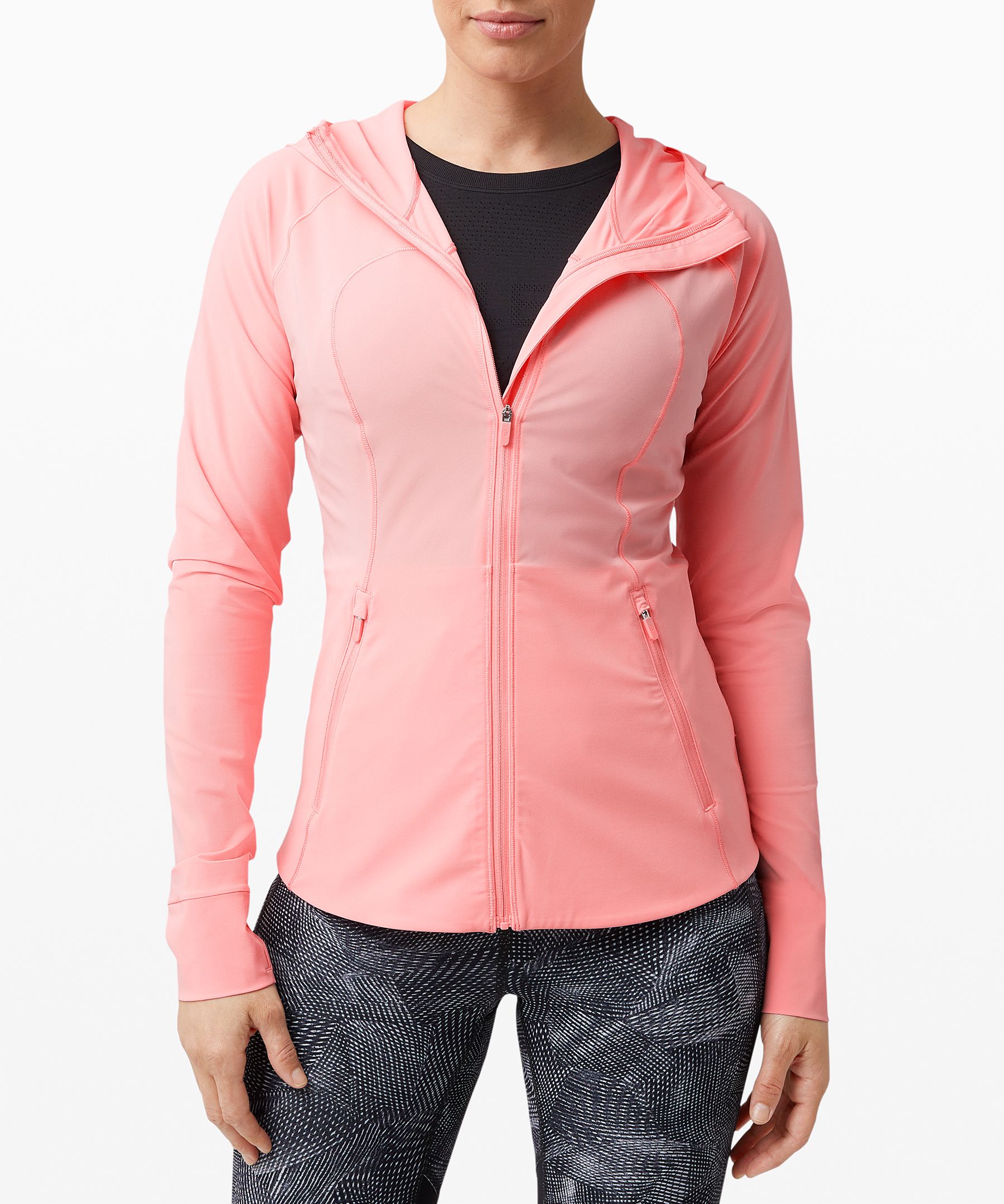 Lululemon Mist Over Windbreaker In Azalea Pink