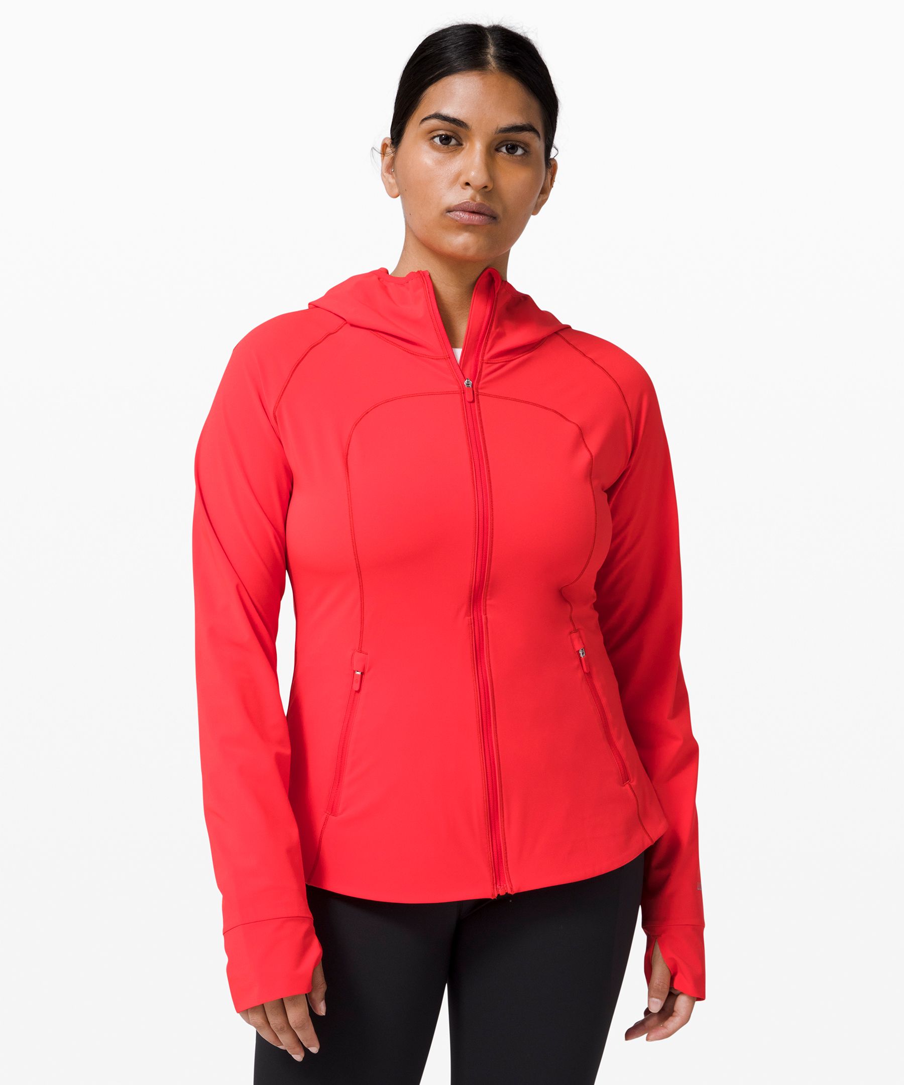 lululemon Pink Mist Over Windbreaker Running Jacket