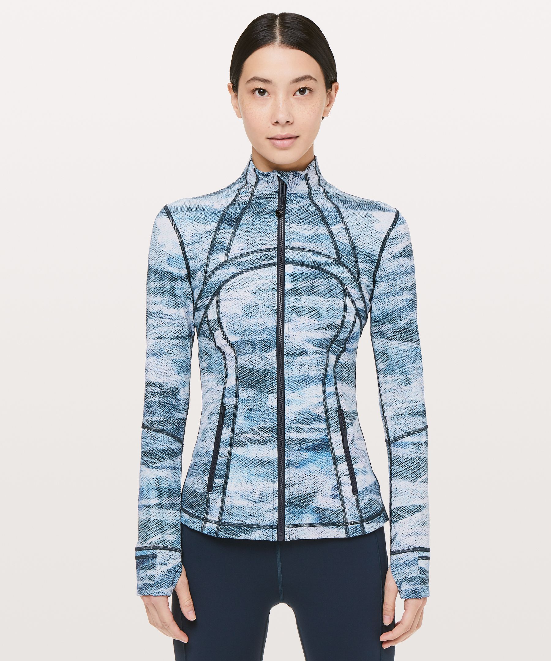 Lululemon Define Jacket *luxtreme In Mesh Scape Multi