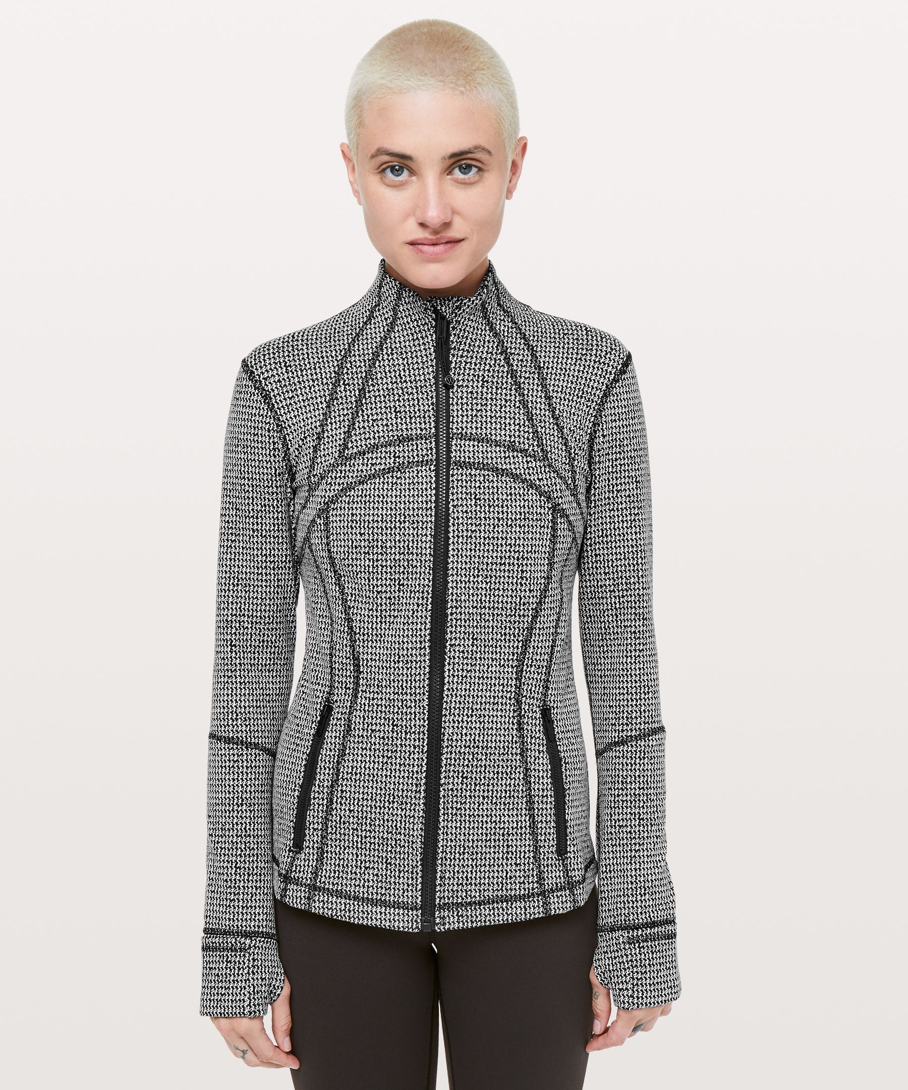 Lululemon Define Jacket In Black/white