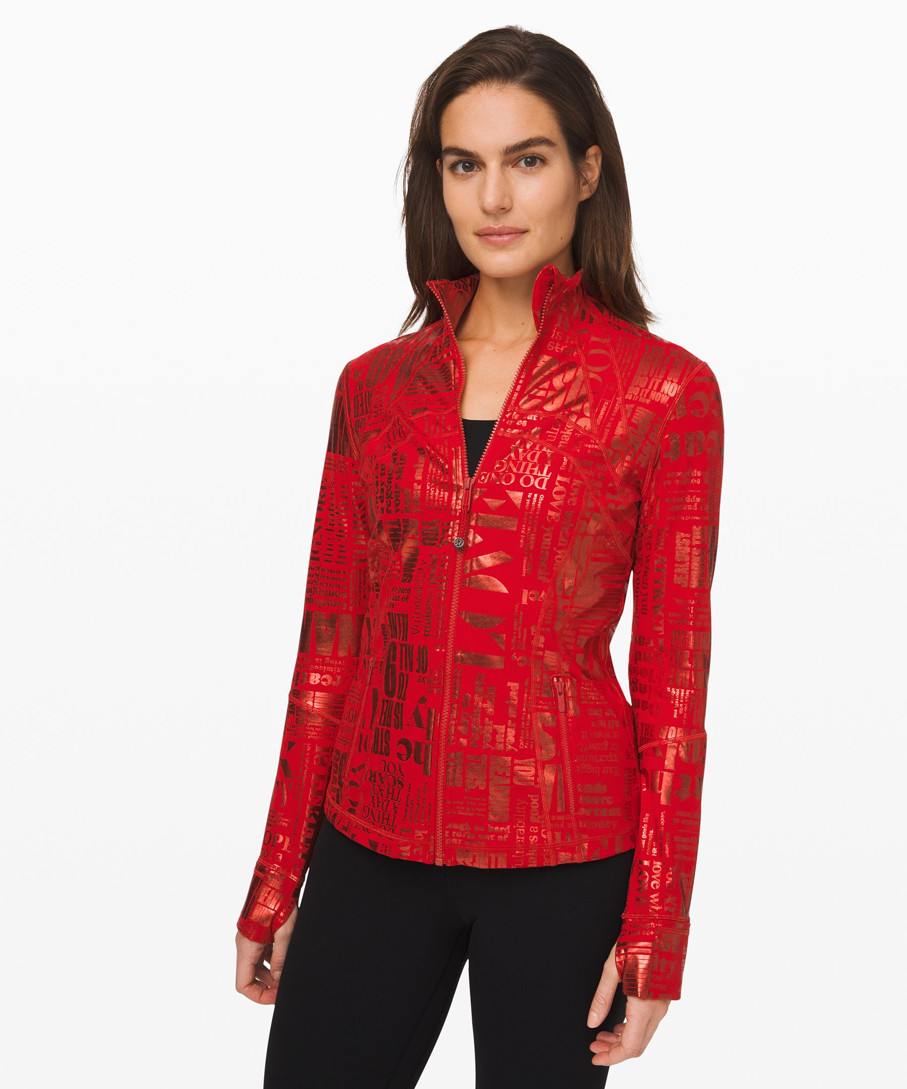 lululemon define jacket red