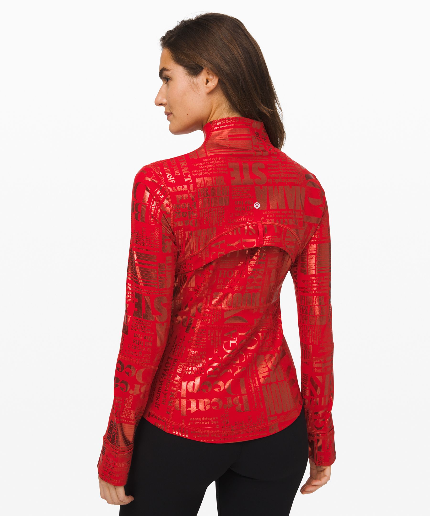 lululemon define jacket red