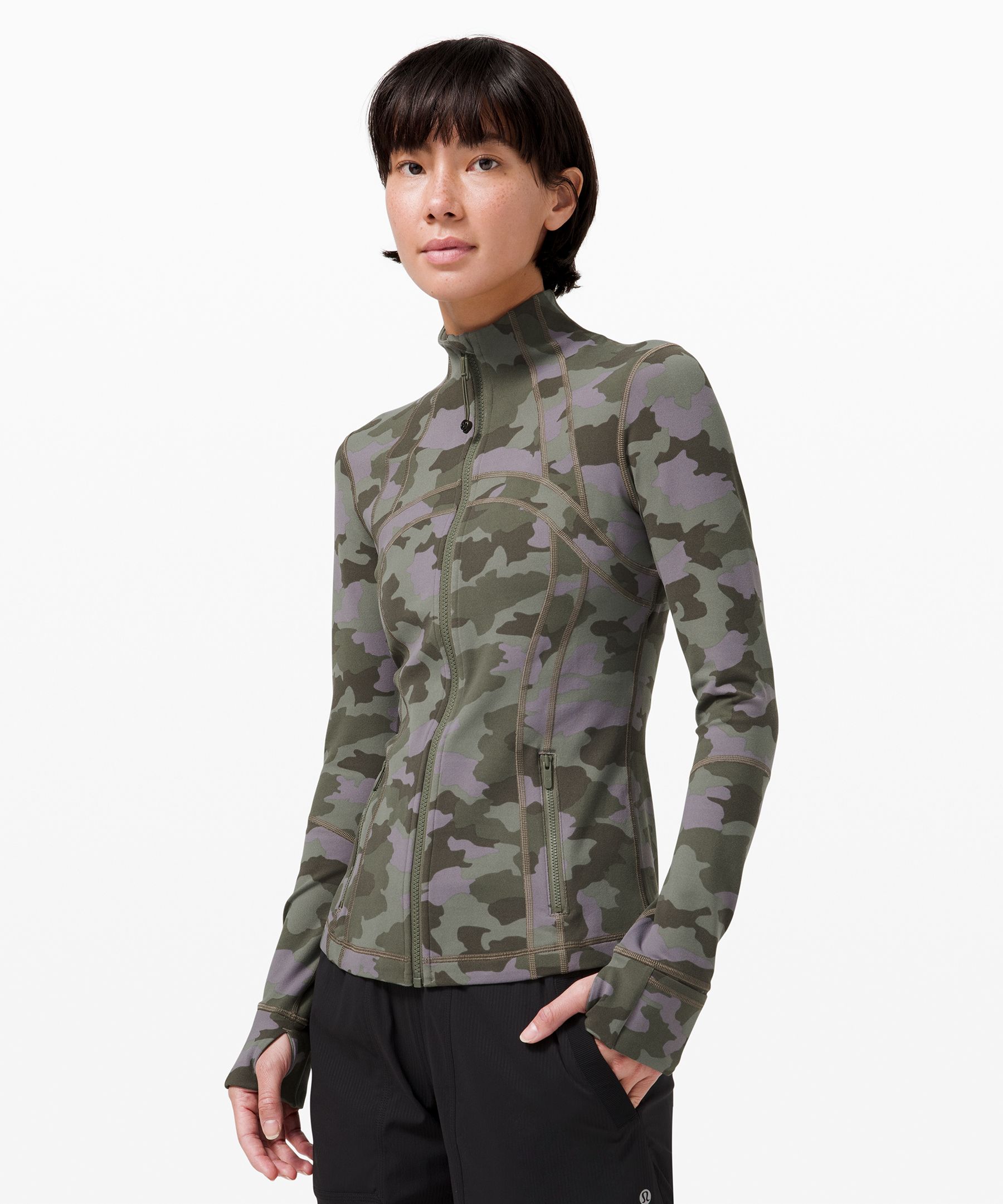 lululemon athletica, Tops, Lululemon Define Jacket Luon In Heritage 365  Camo Smoky Red Night Sea Multi