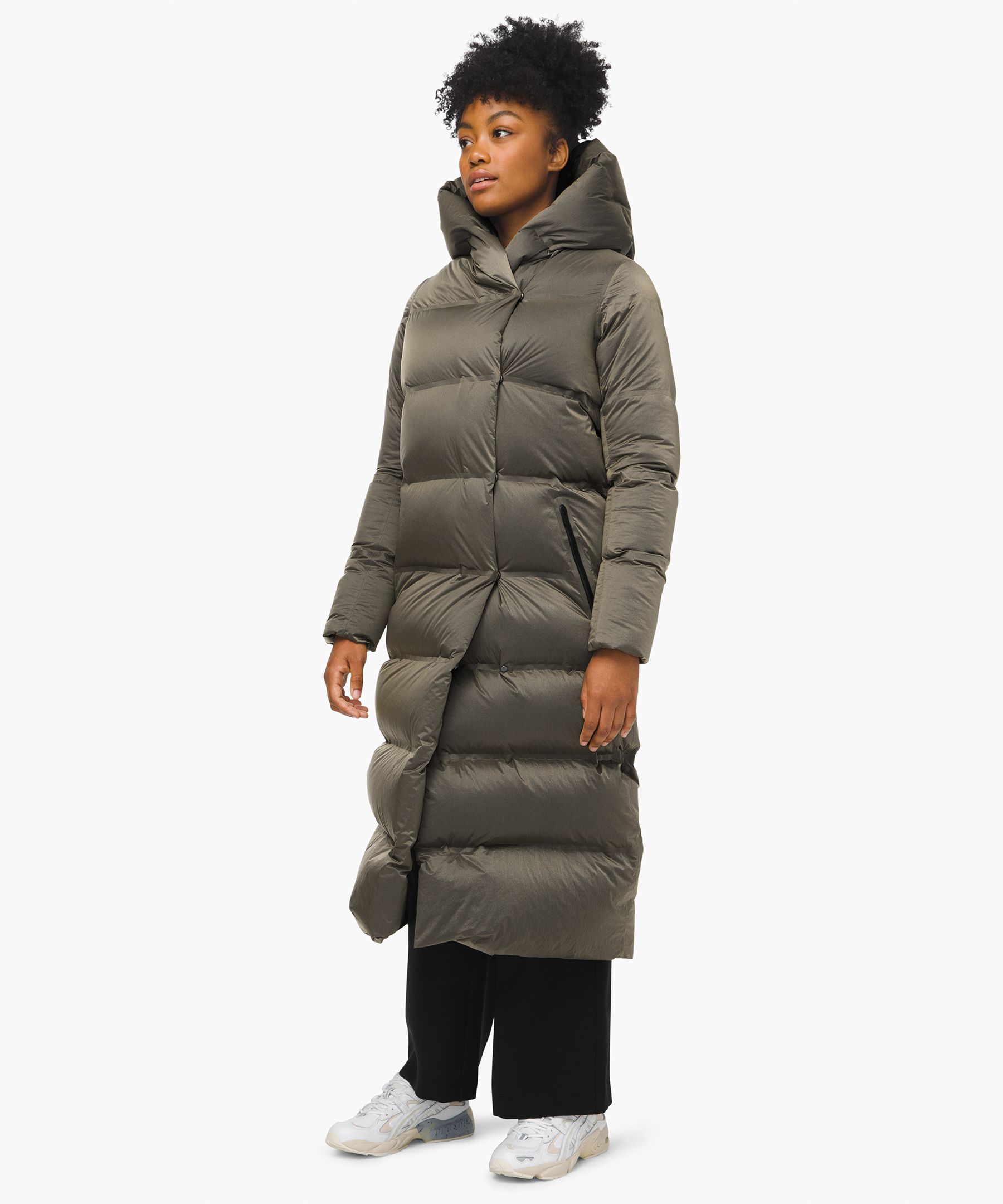 lululemon cloudscape wrap long down winter coat