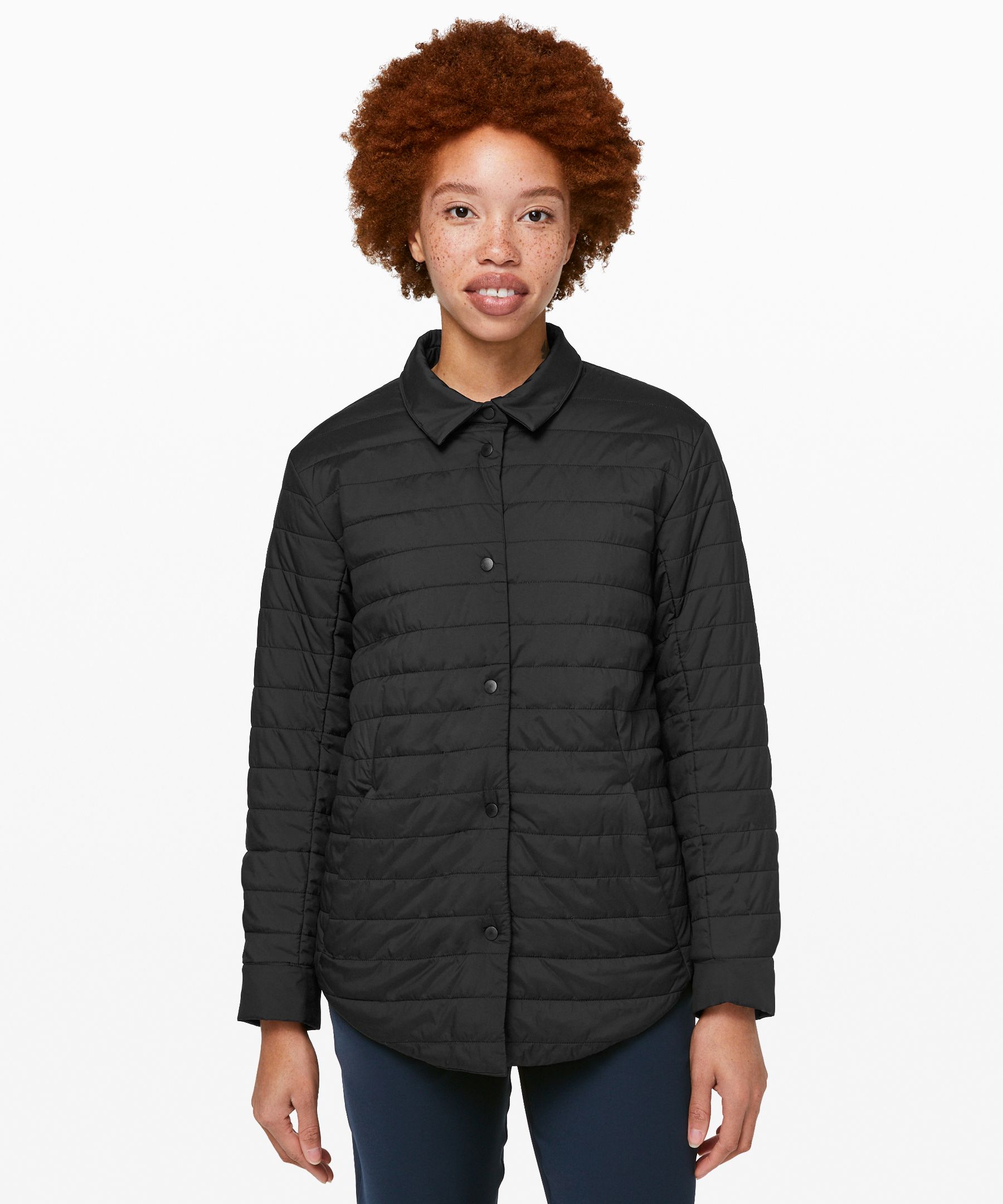 Women's Lululemon Switch Please Reversible Black Jacket Size 10