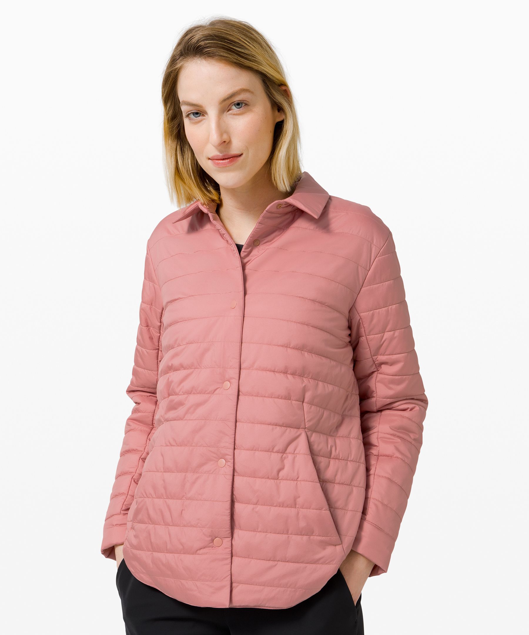 Water-Resistant Puffer Shacket