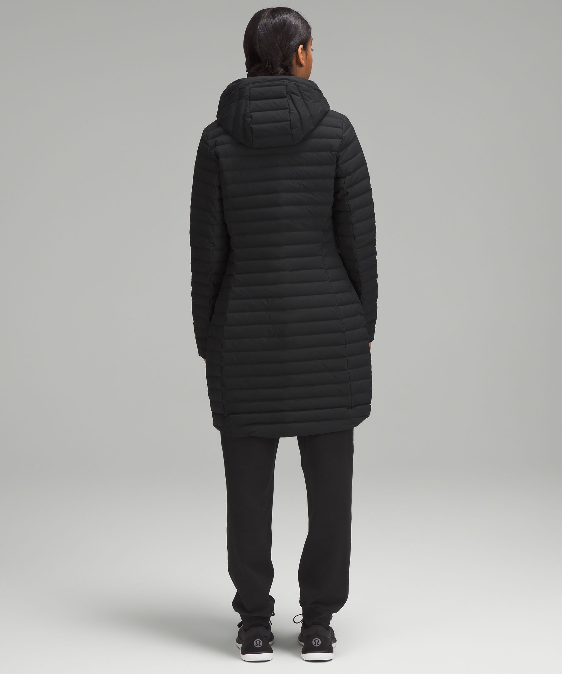 lululemon long down jacket