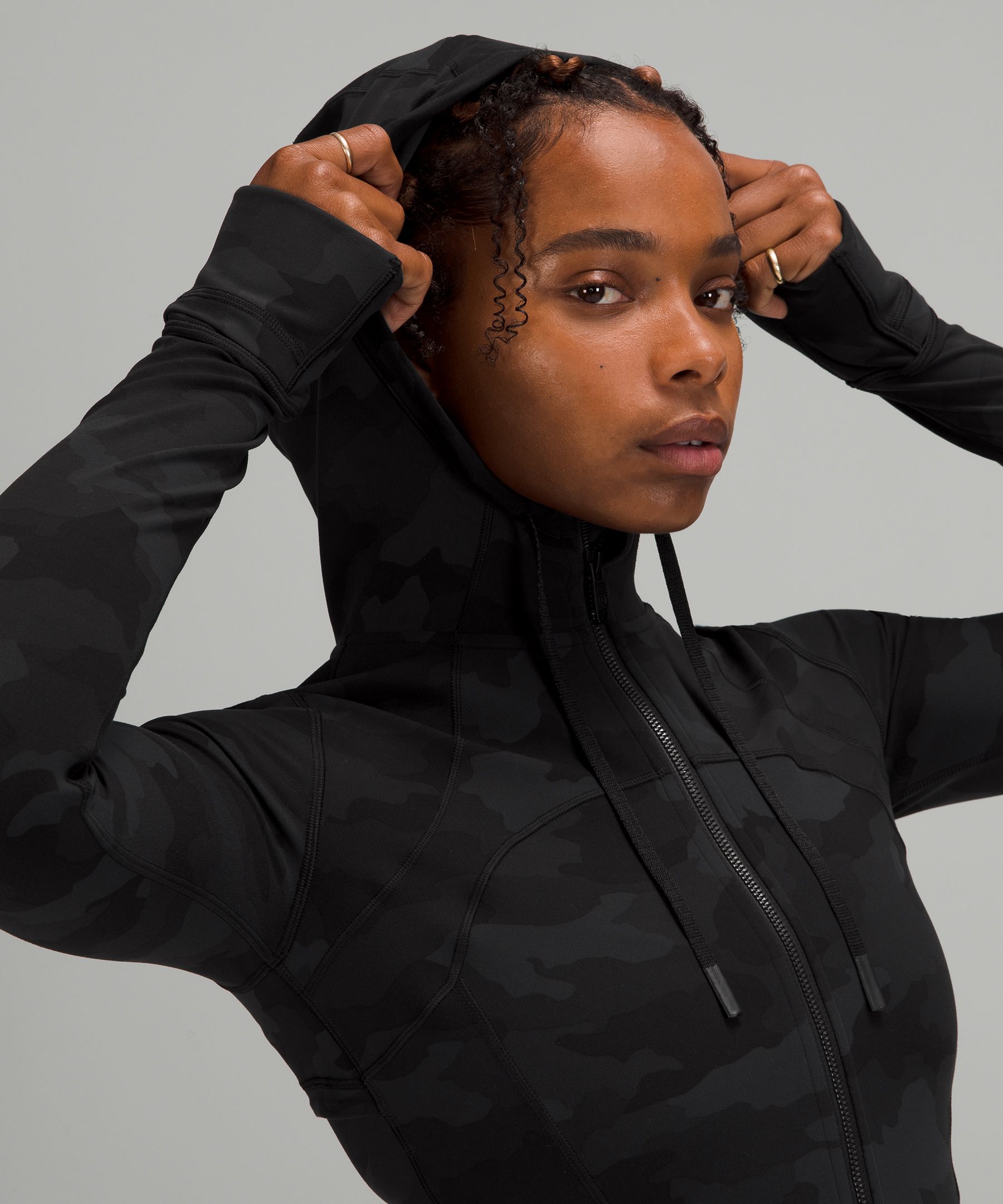 Hooded Define Jacket Mesh Vent *Nulu | Women's Hoodies