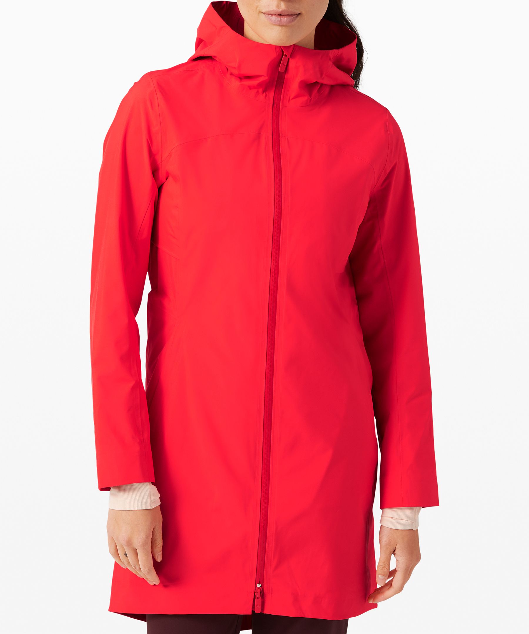 Lululemon Rain Rebel Jacket In Carnation Red