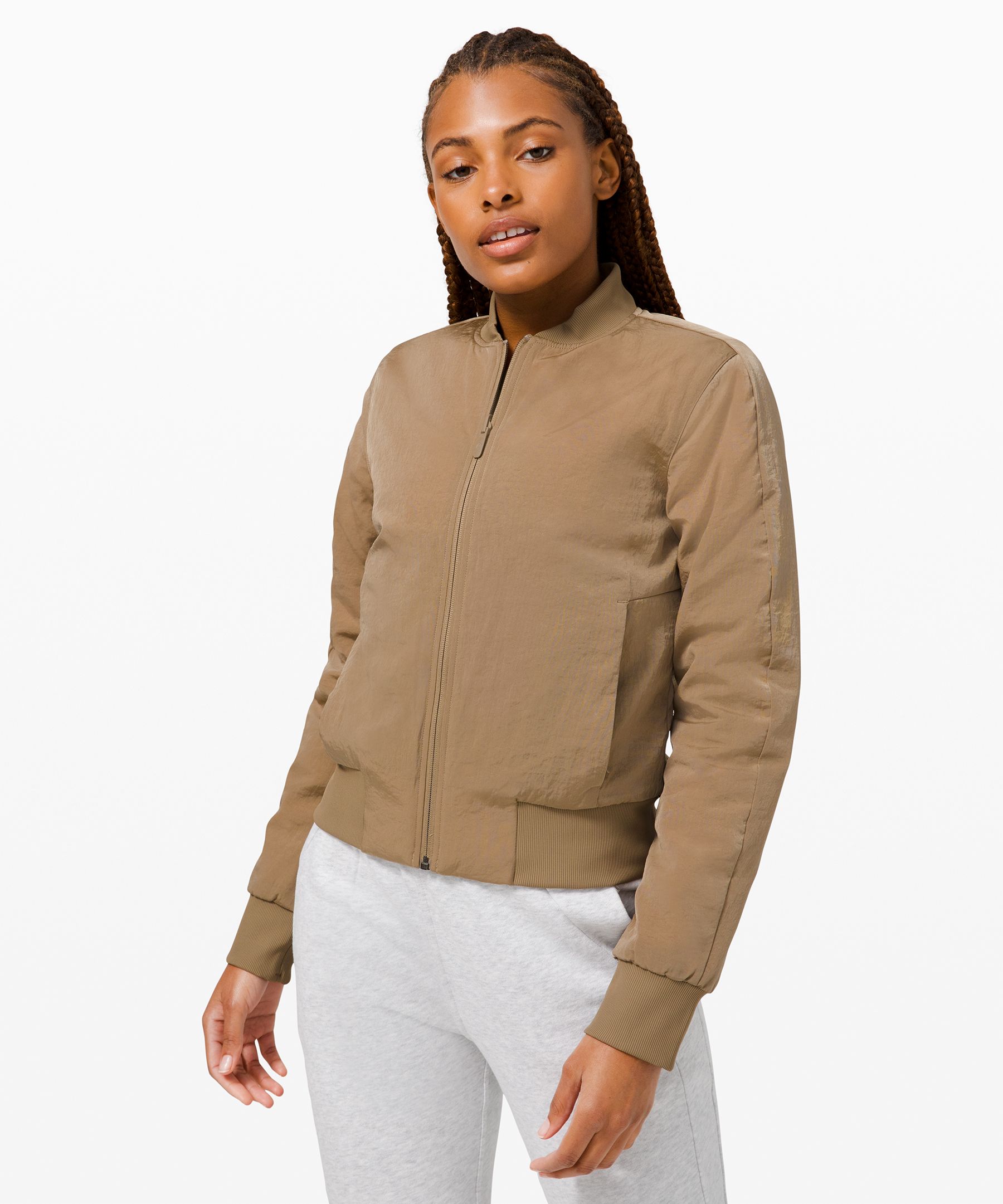 lululemon reversible bomber