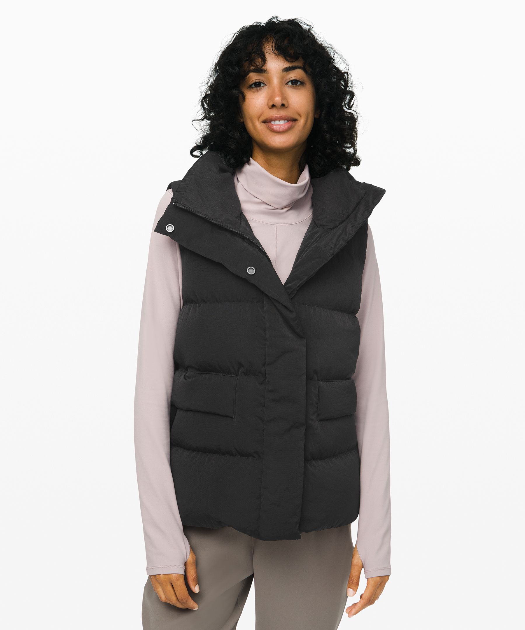 black lululemon vest