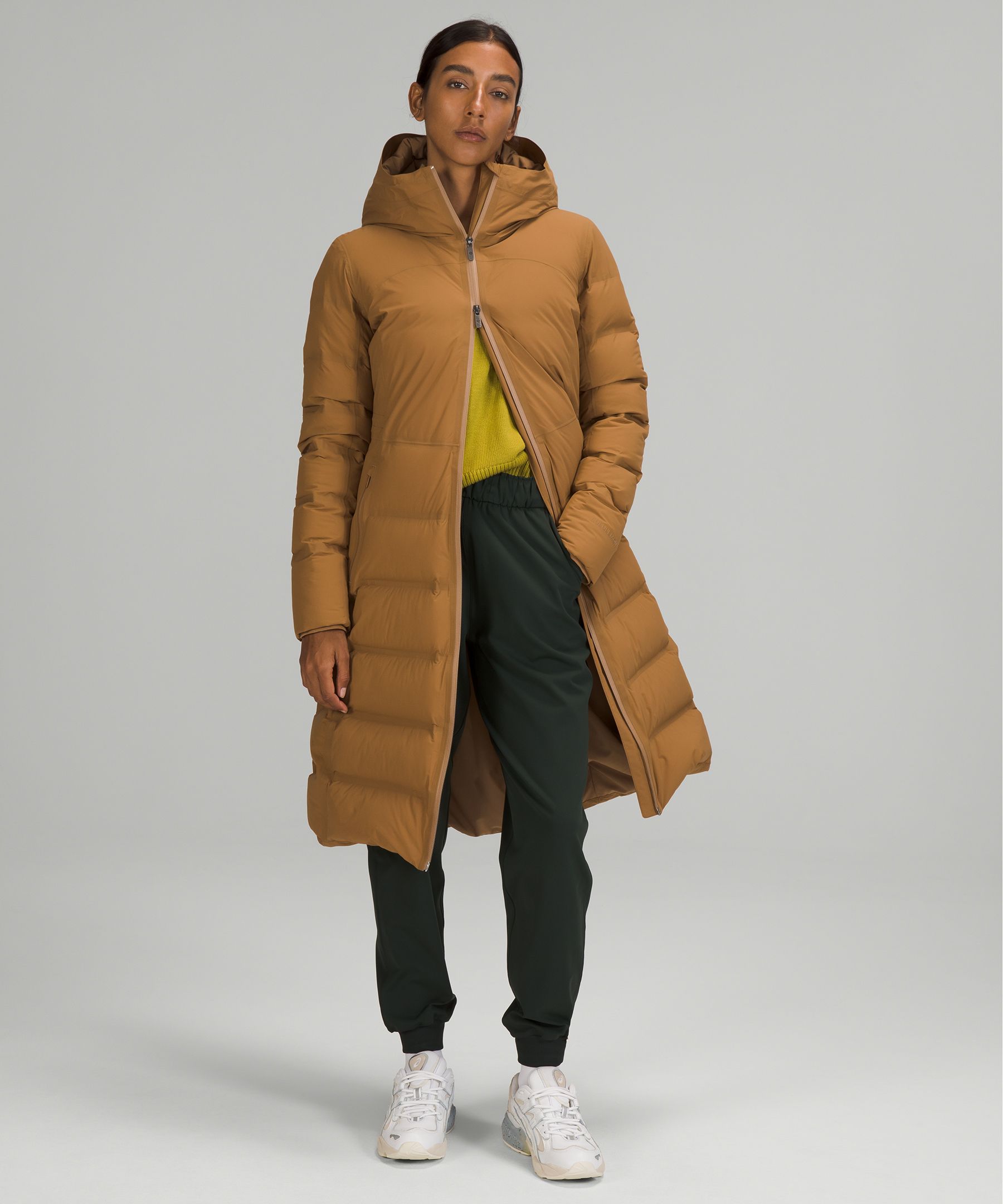 Lululemon Sleet Street Long Jacket In Bold Beige | ModeSens