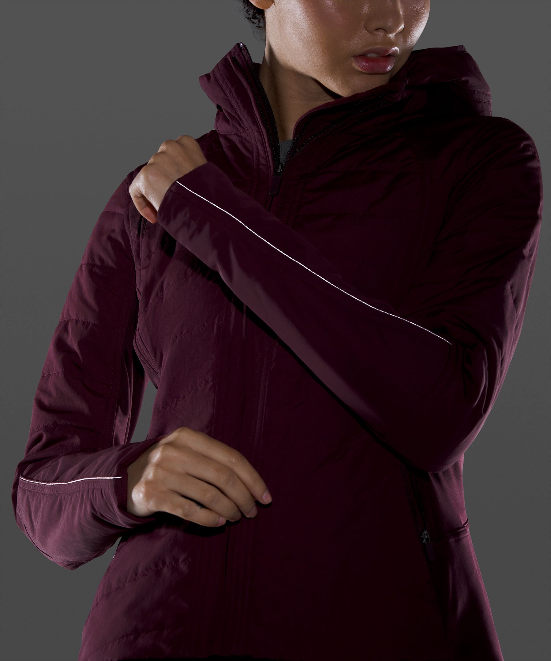 lululemon maroon jacket