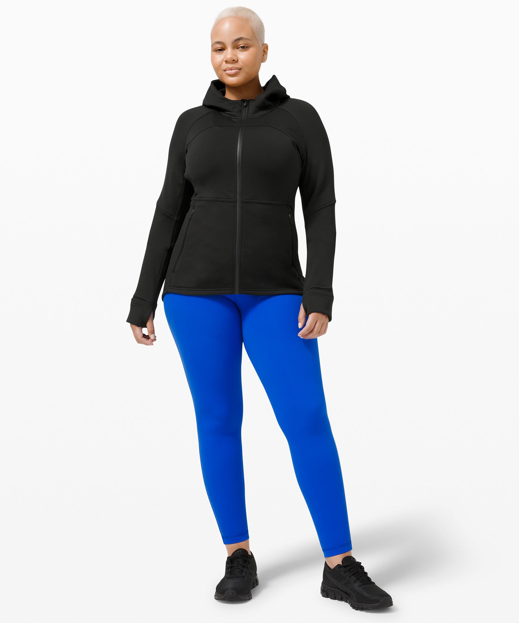 Rainy Saturday comfy fit. Align pant black (4) scuba 1/2 zip in