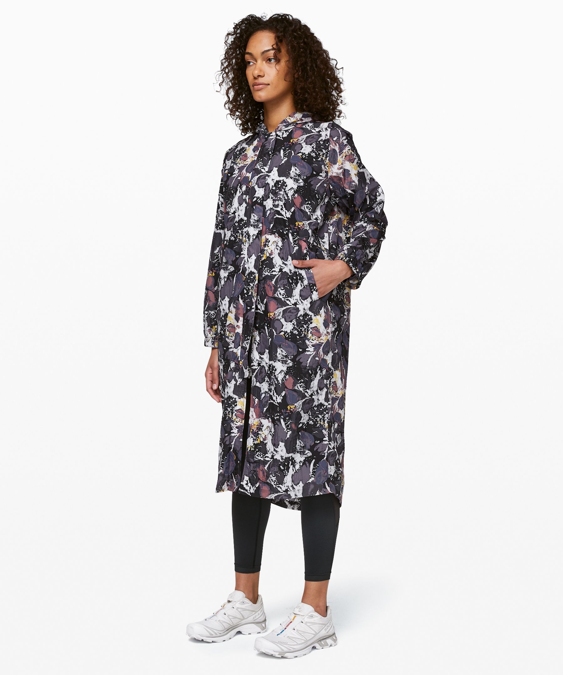 Lululemon Verdante Coat Print * Lab In Painterly Floral Print Large Magnum