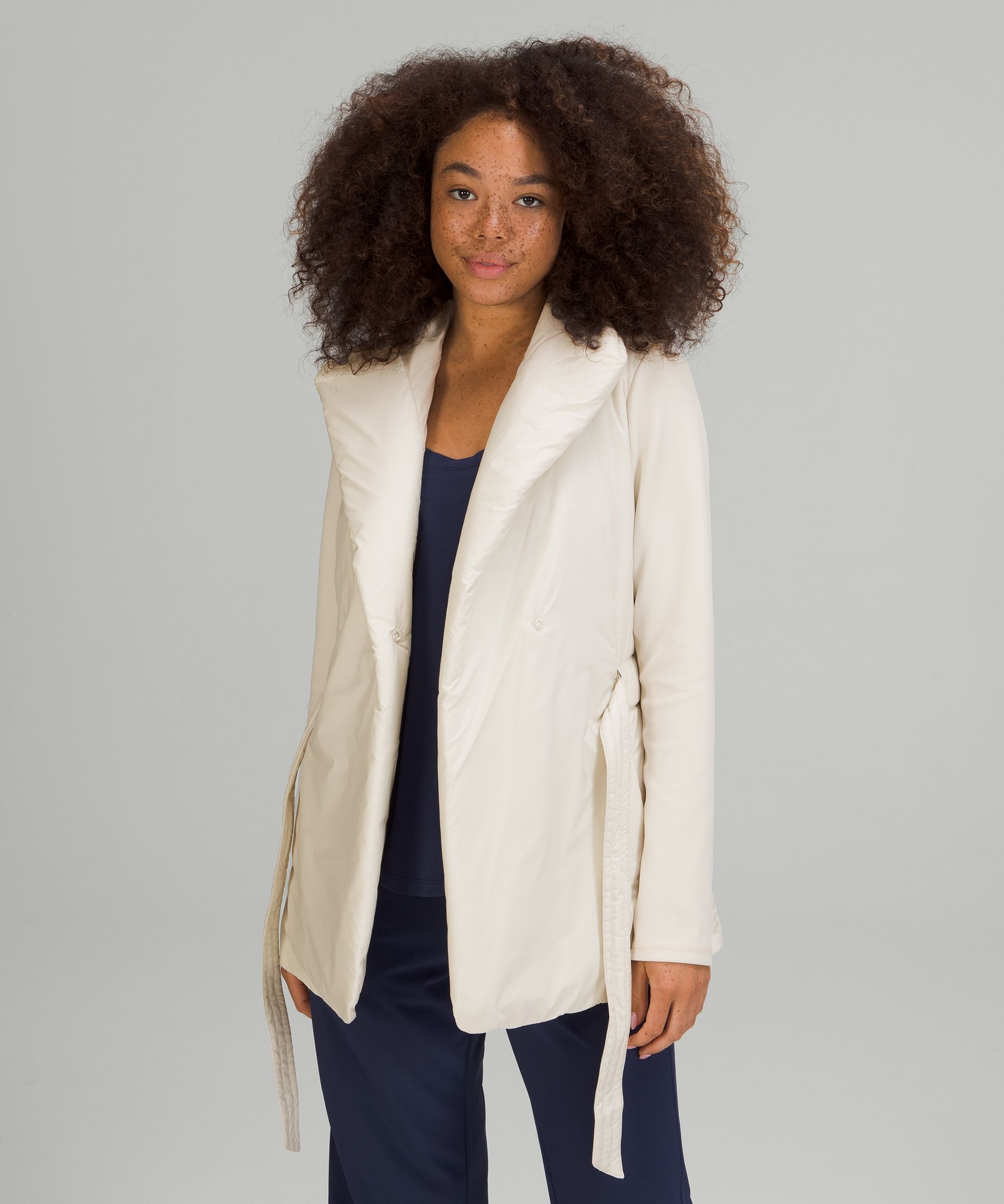 Lightweight shop wrap jacket