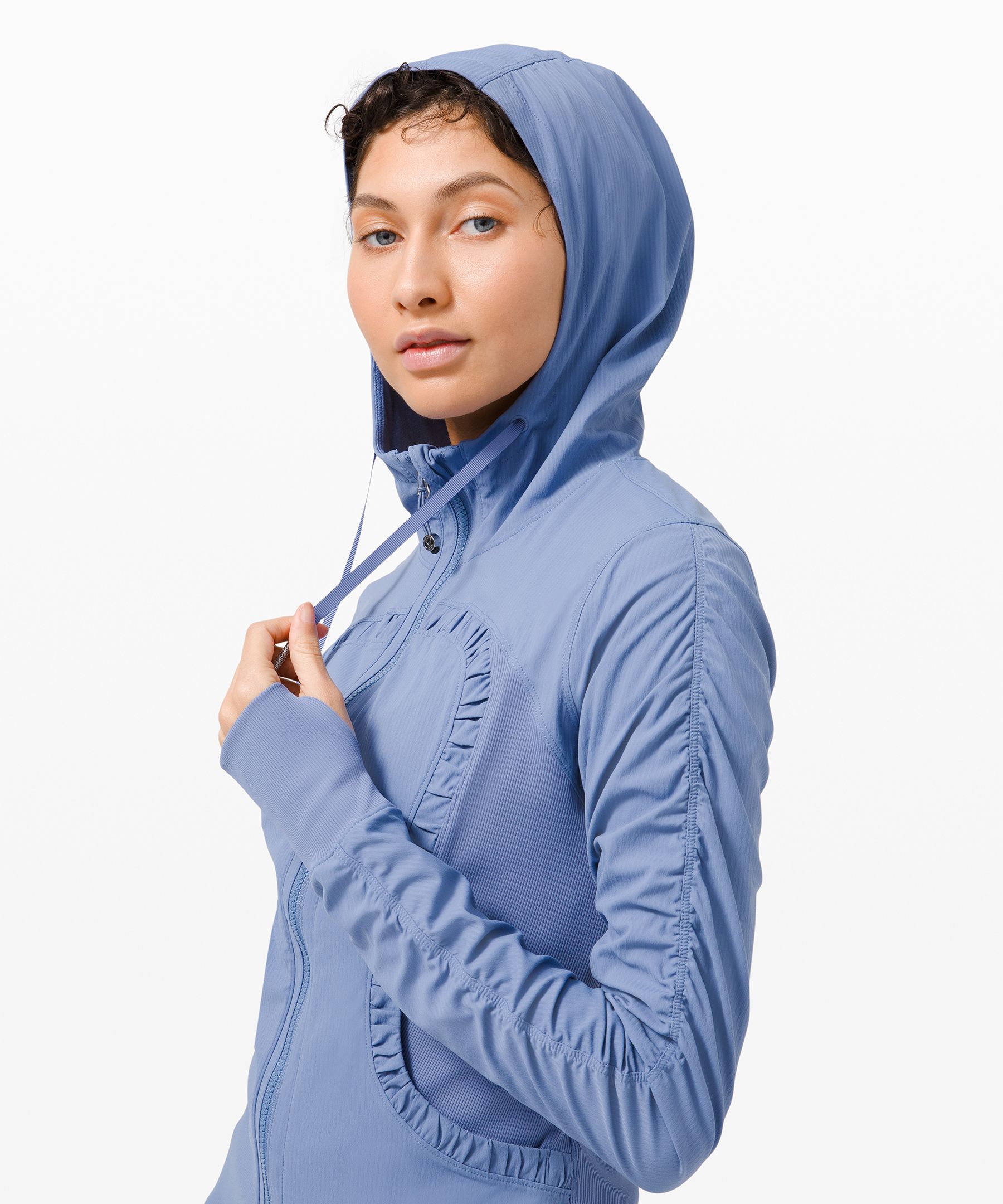 Lululemon Dance Studio Jacket Iii In Petrol Blue/heathered Petrol Blue