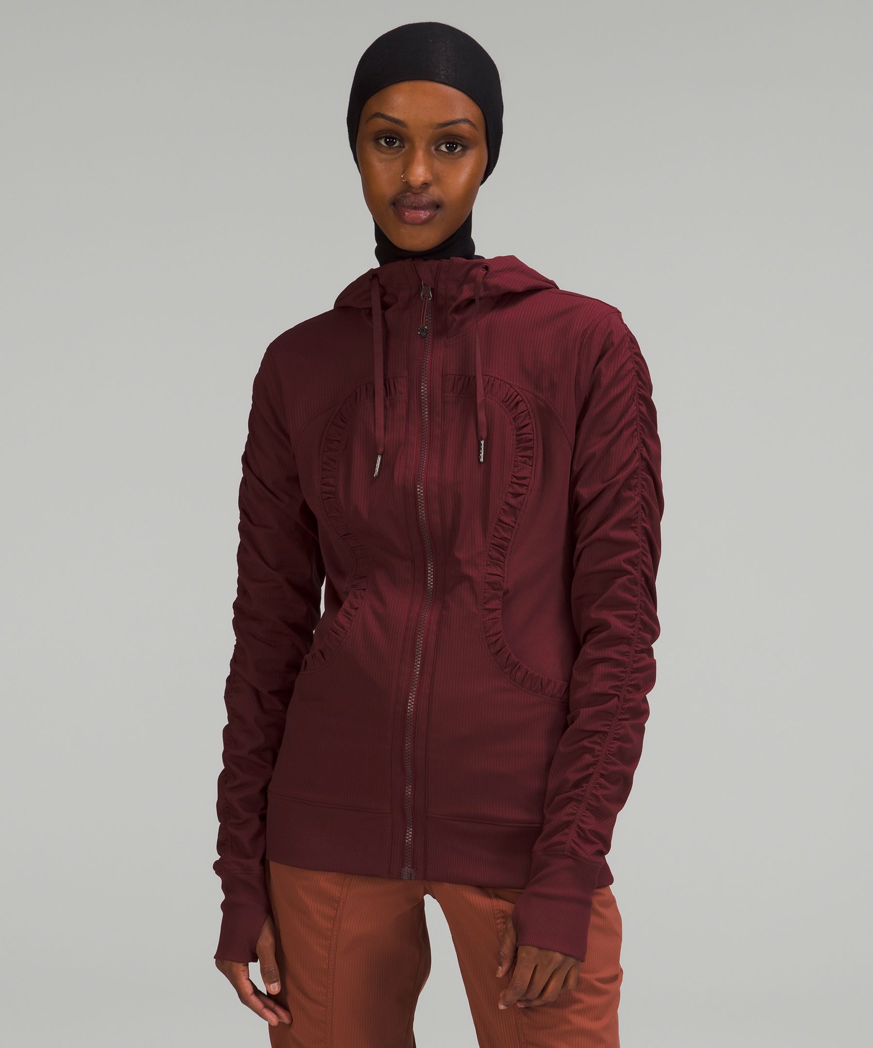 Lululemon Dance Studio Jacket In Red Merlot/heathered Red Merlot