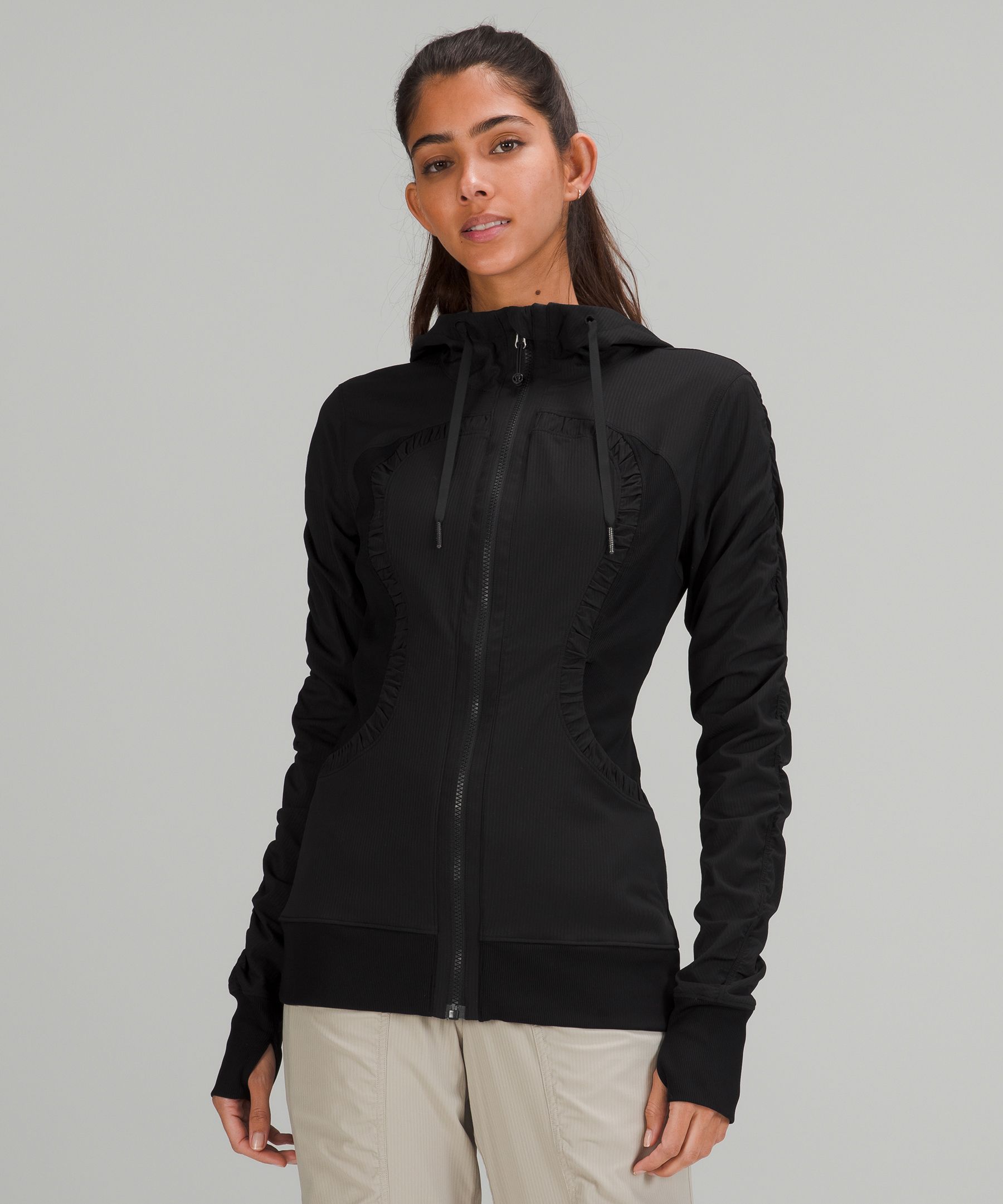 Lululemon Dance Studio Jacket In Black/heathered Black