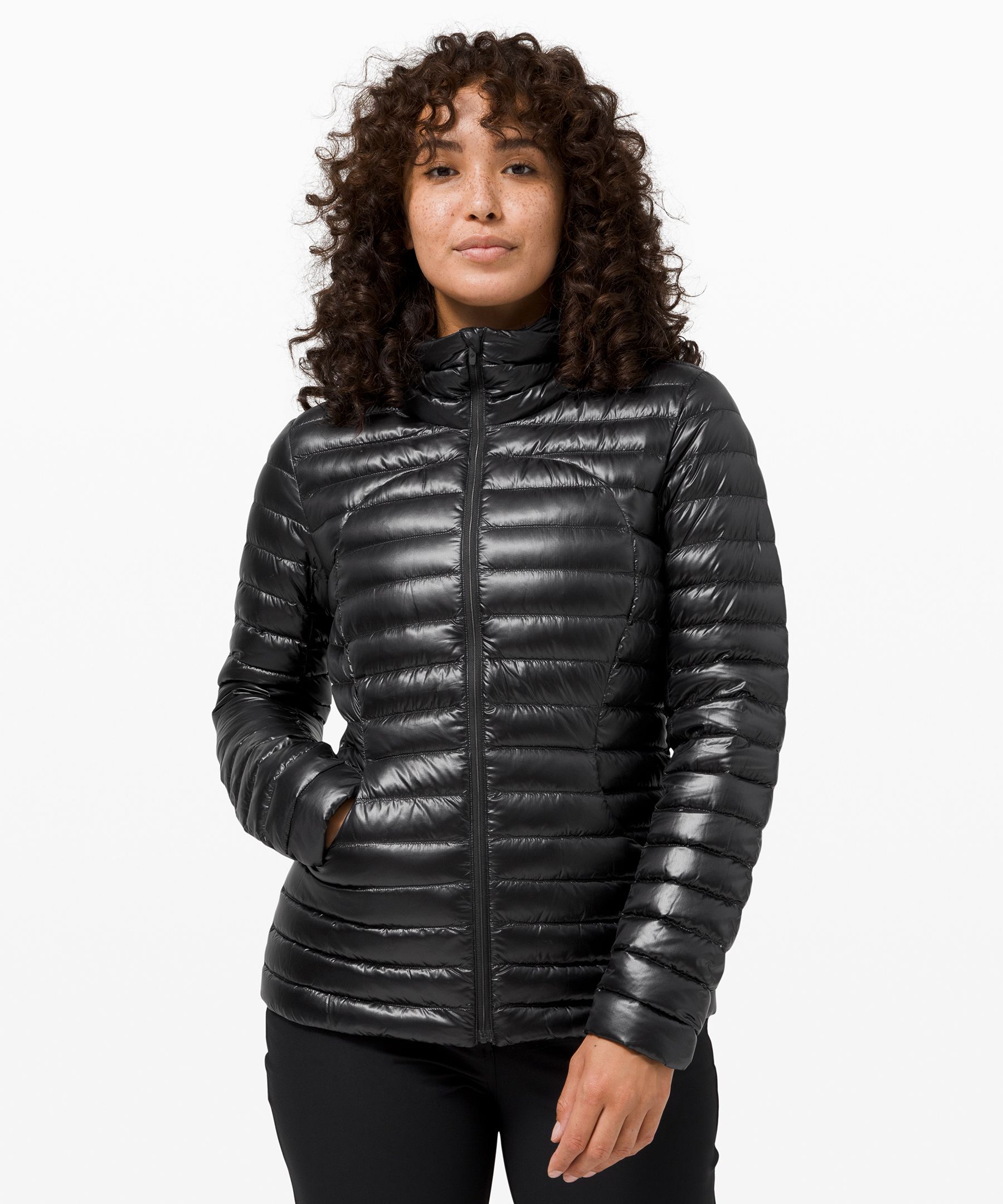 Lululemon Down For It All Jacket Shine In Black | ModeSens