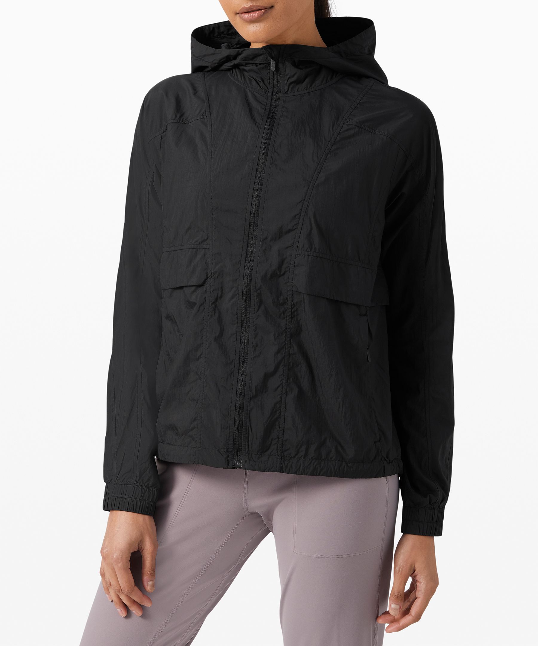 lululemon packable rain jacket