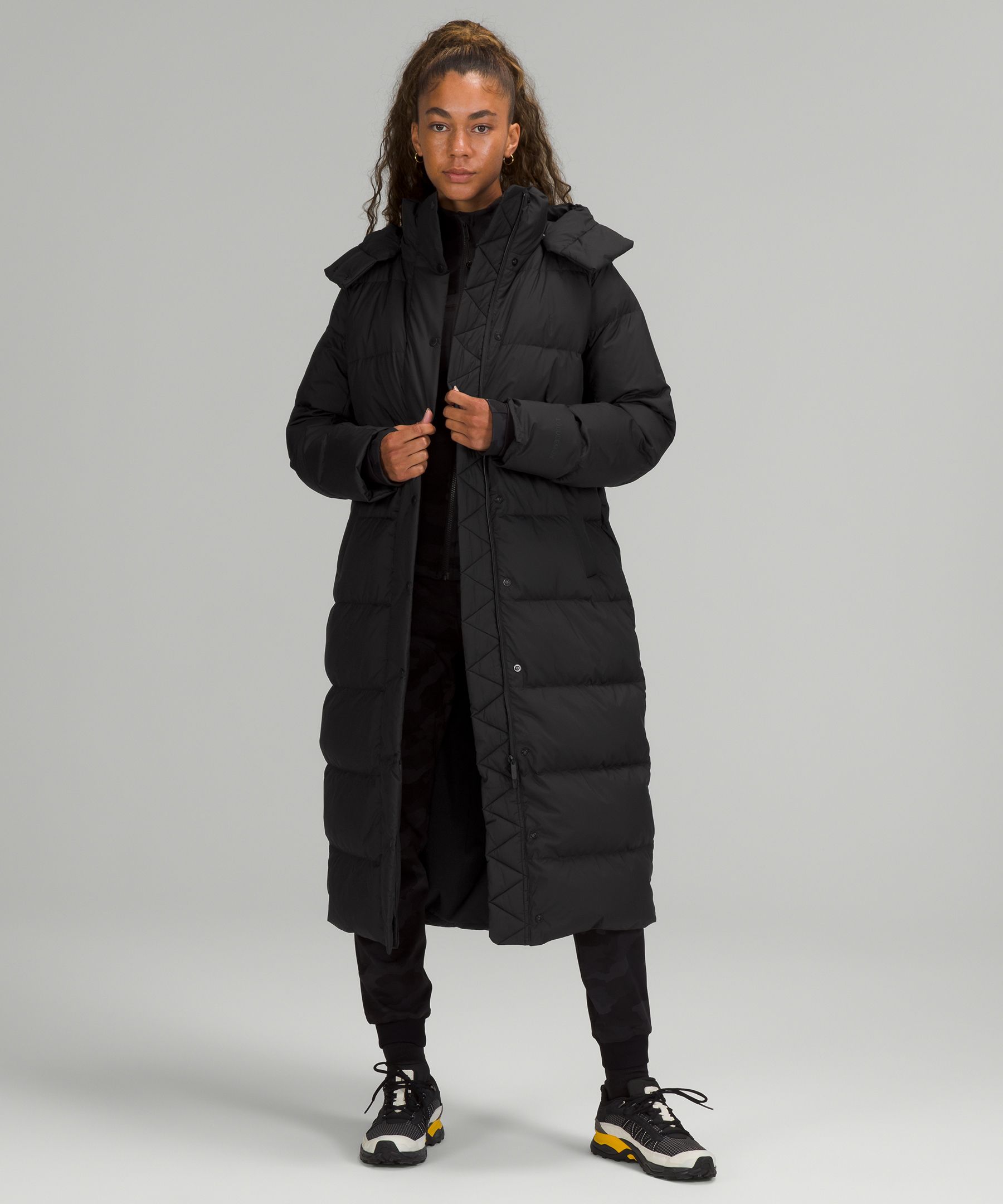 lululemon puffer jacket long online -