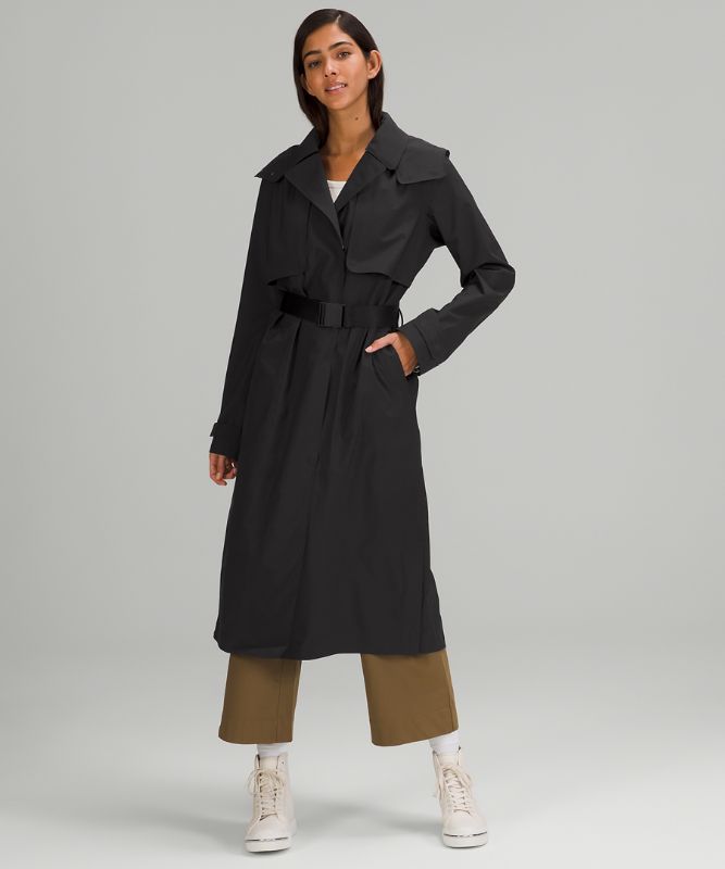 Always There Trench Coat Coats And, Lululemon Trench Coat Mens Full Length Black