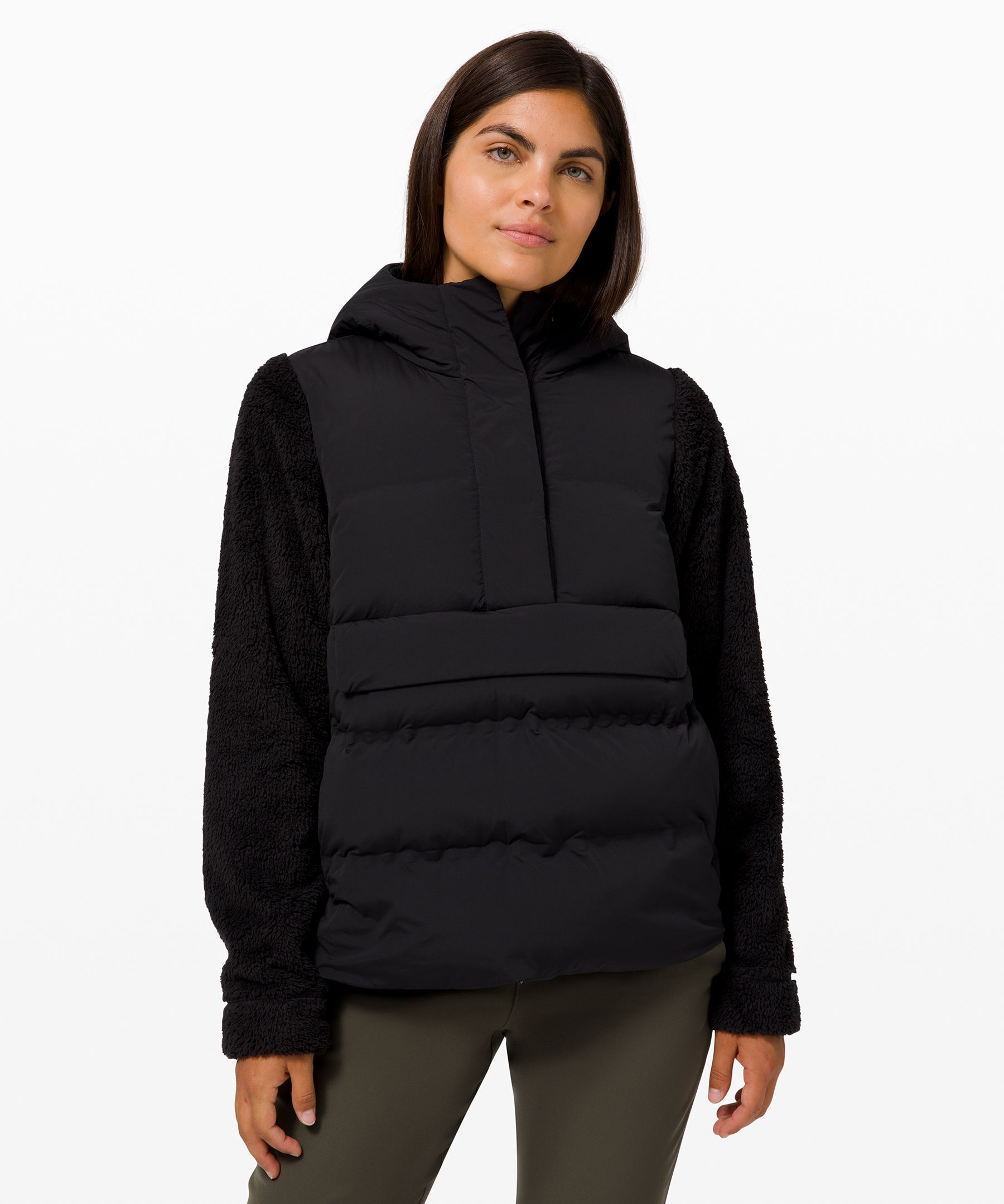 Essential Fleece Vest Women Black