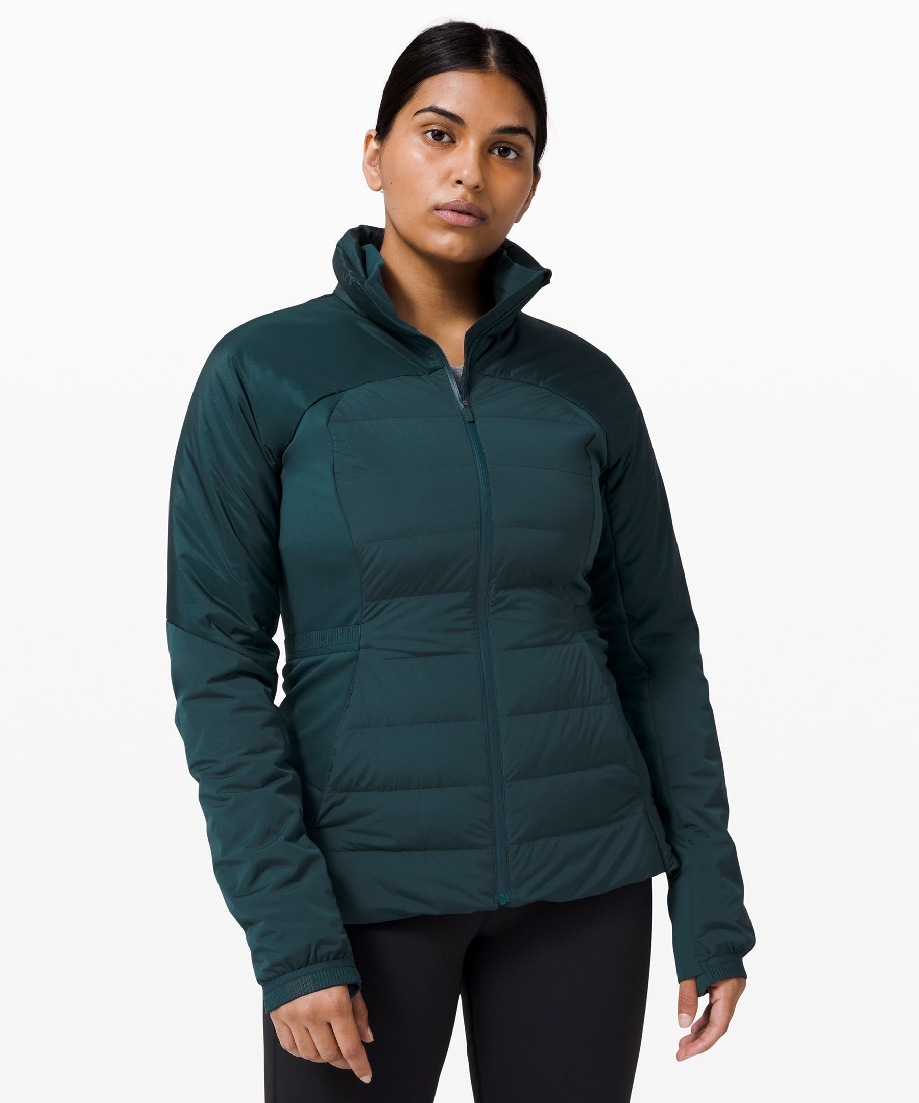 Lululemon Down For It All Jacket In Green