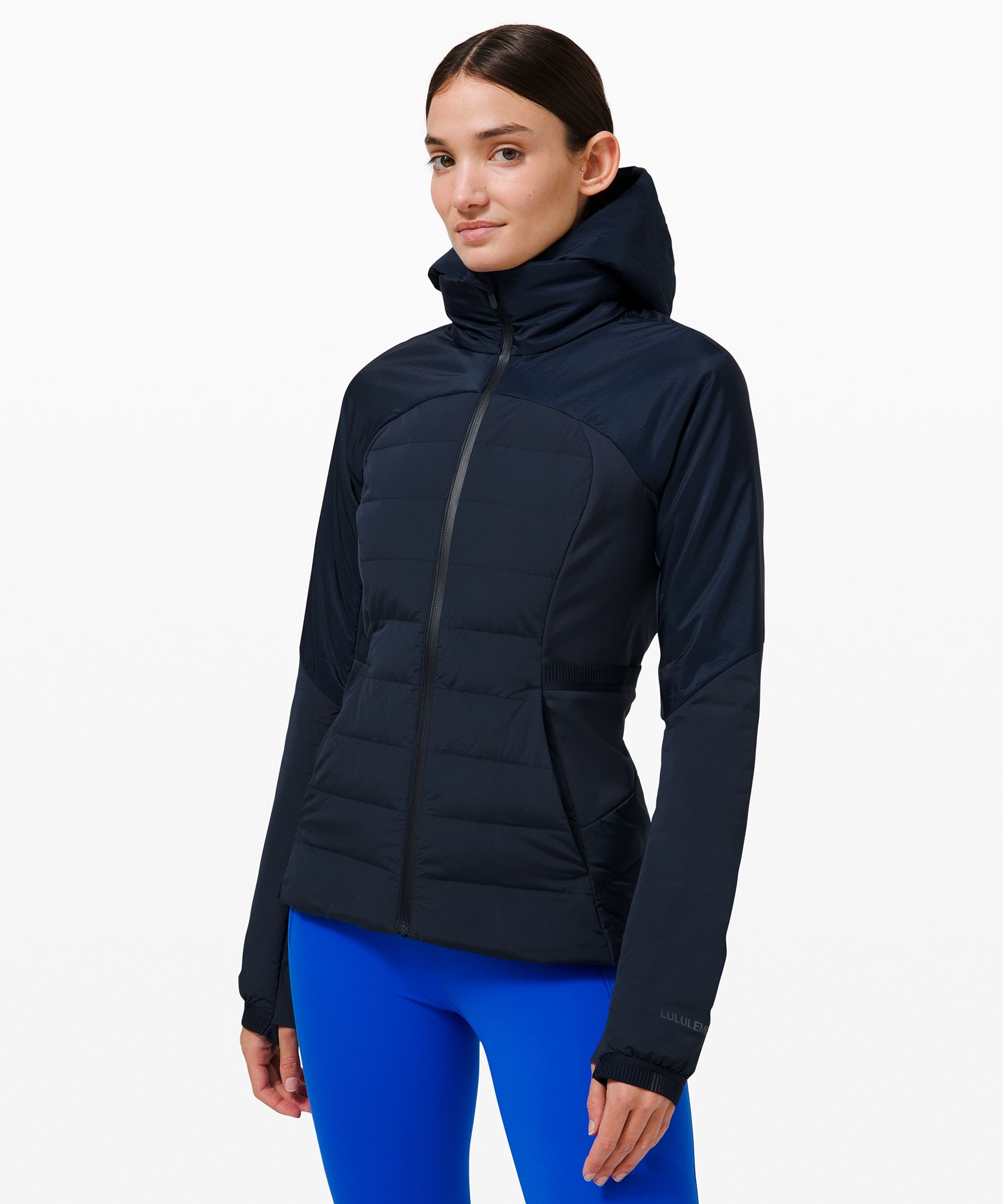 Lululemon Down For It All Jacket *online Only In Navy