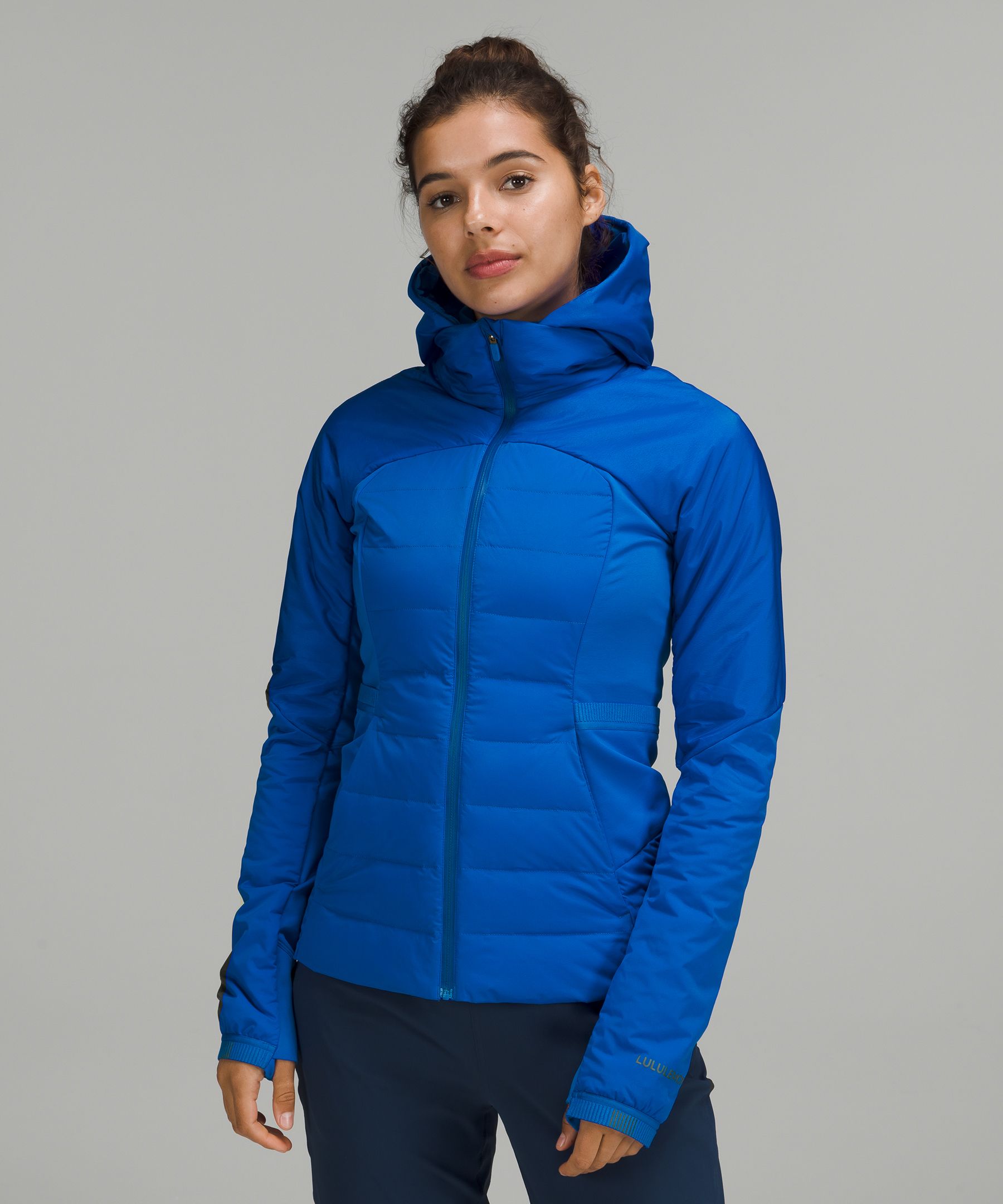 Lululemon Down For It All Jacket In Purple