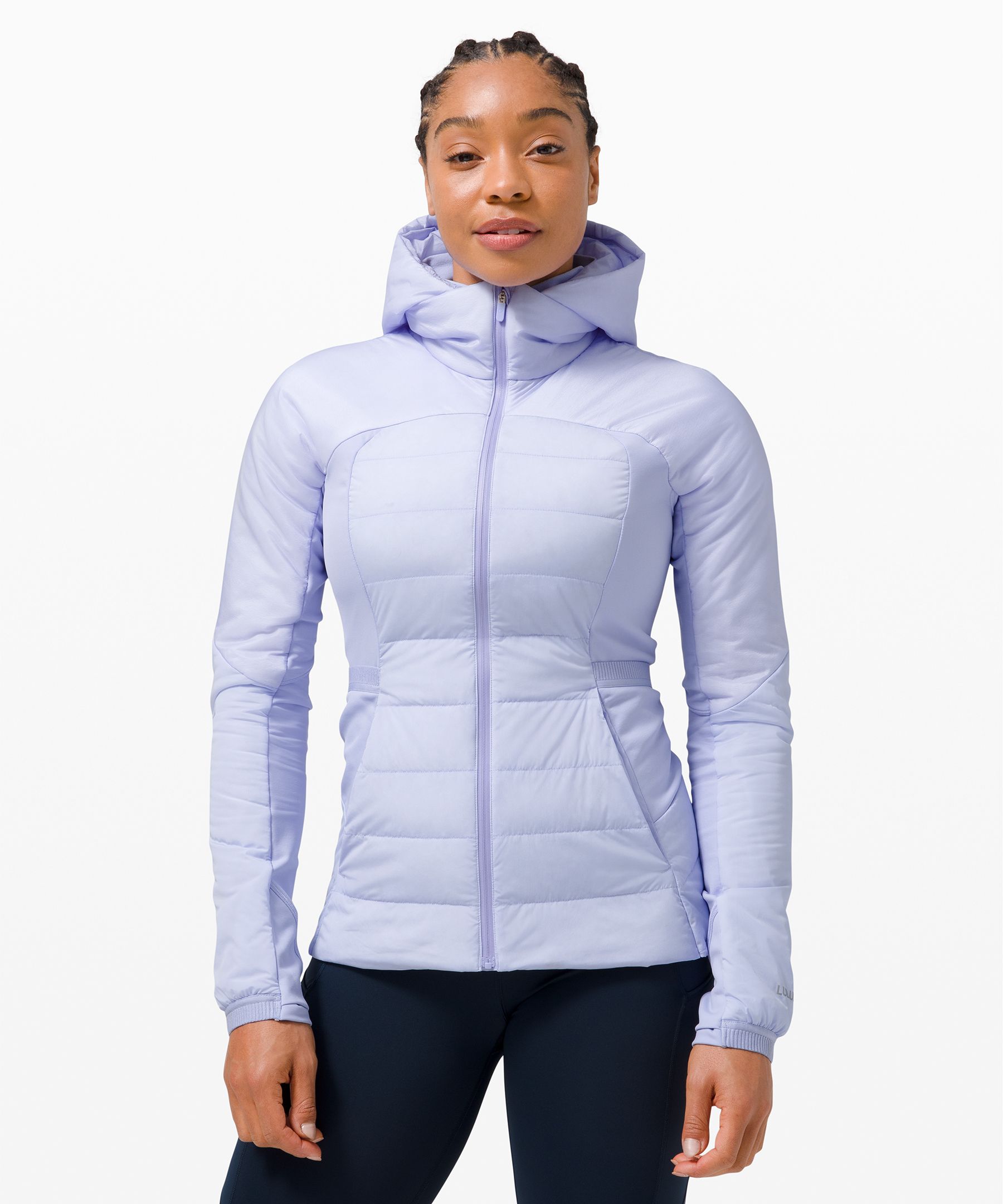 Lululemon Down For It All Jacket In Purple