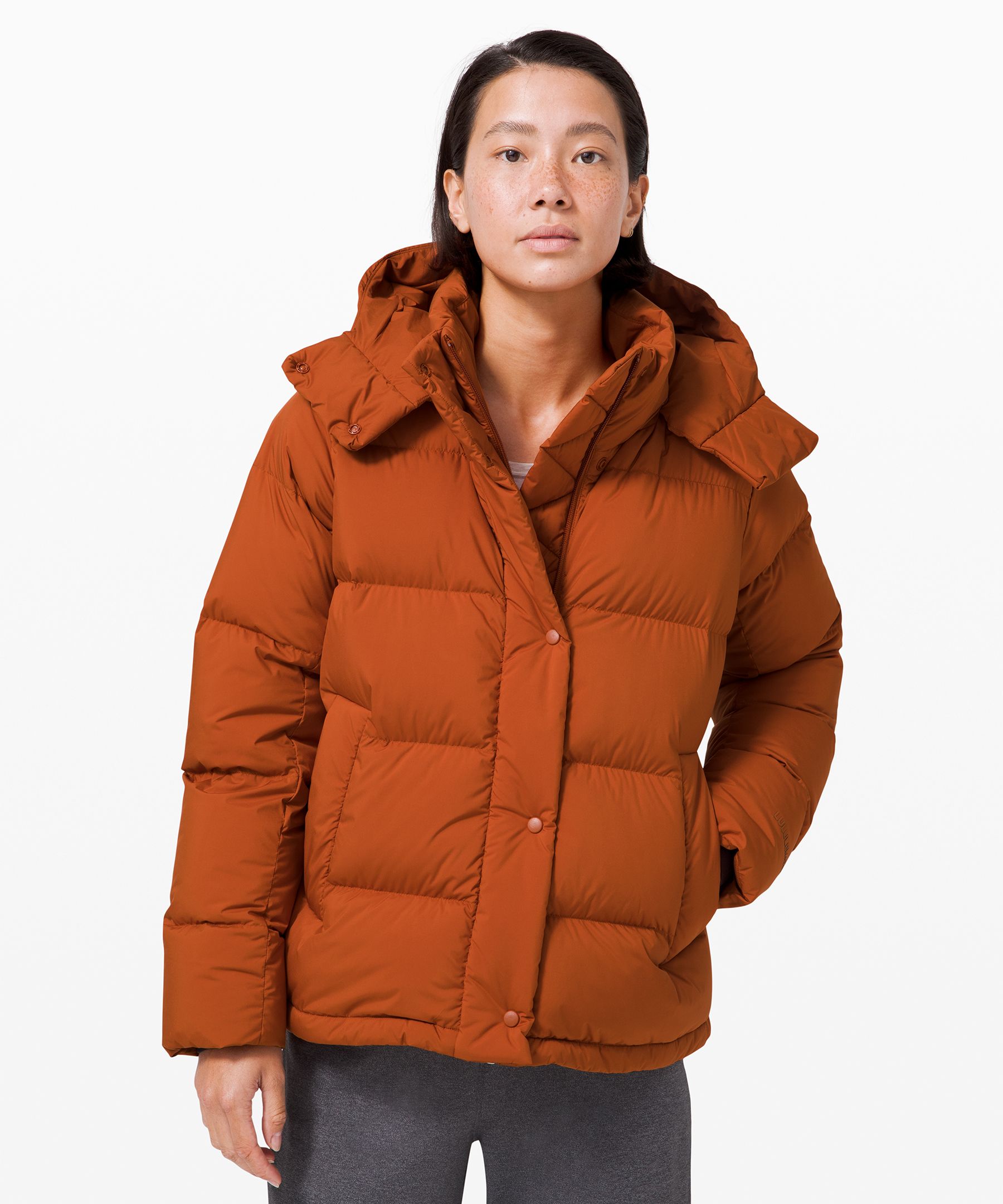 Lululemon Wunder Puff Jacket In Orange