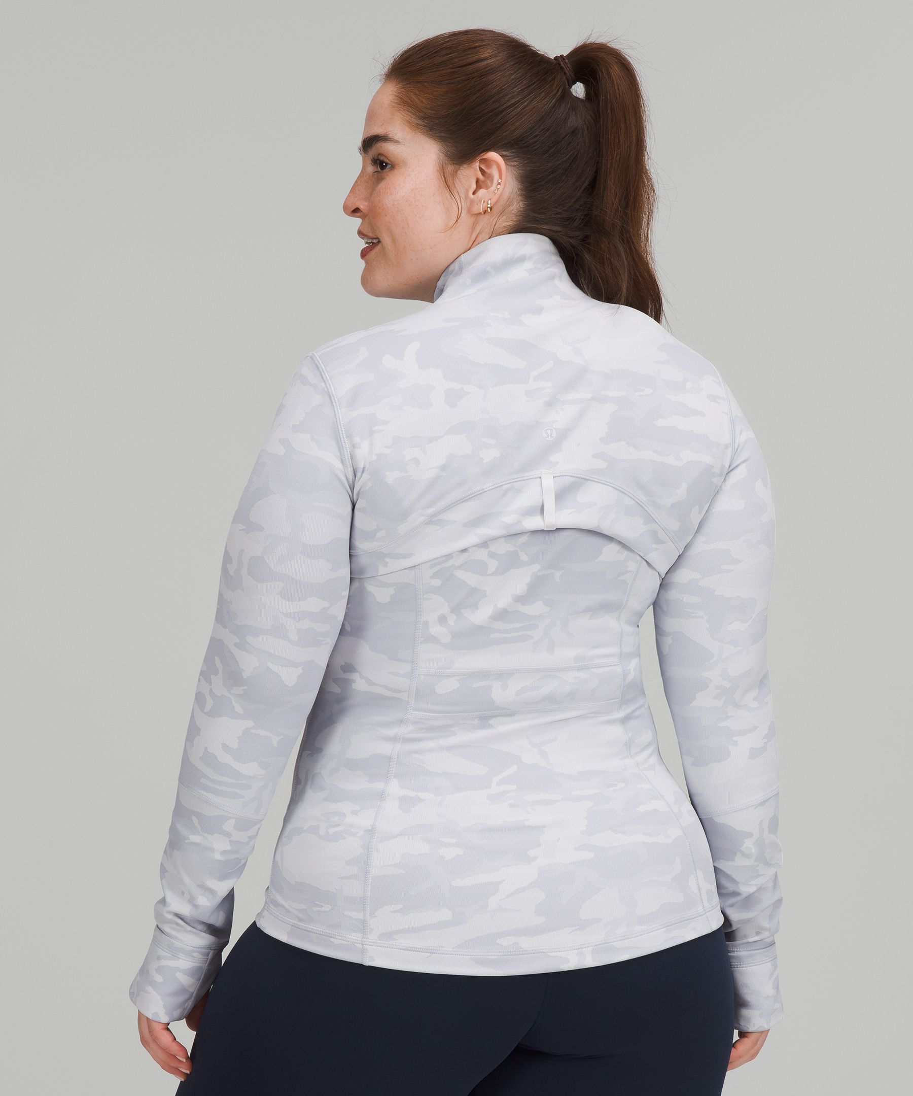 Lululemon Define Jacket *Luxtreme Incognito Camo Jacquard Alpine White  Size: 10