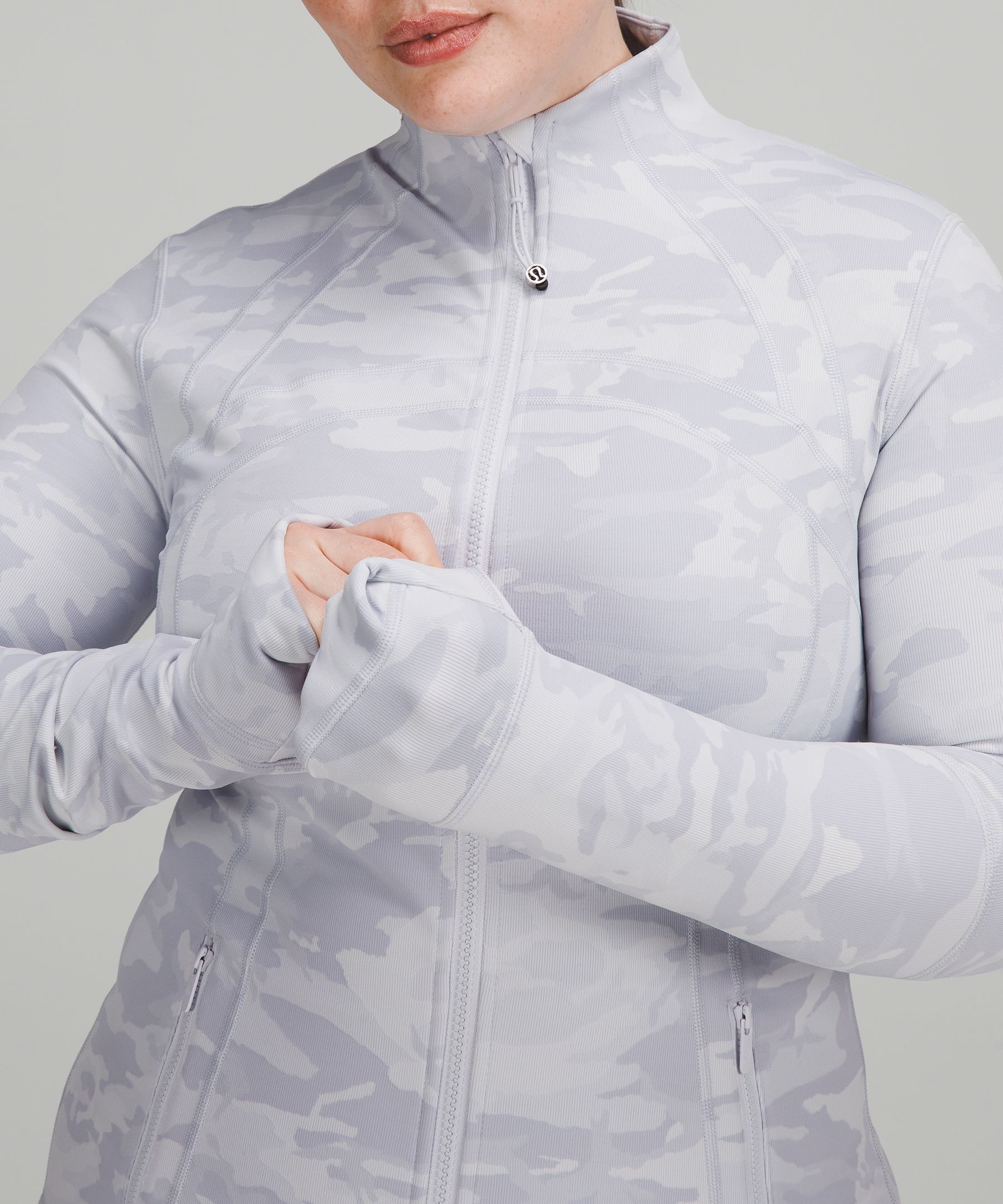 lululemon athletica, Jackets & Coats, Lululemon Define Jacket Luxtreme In Incognito  Camo Jacquard Alpine White Size 2