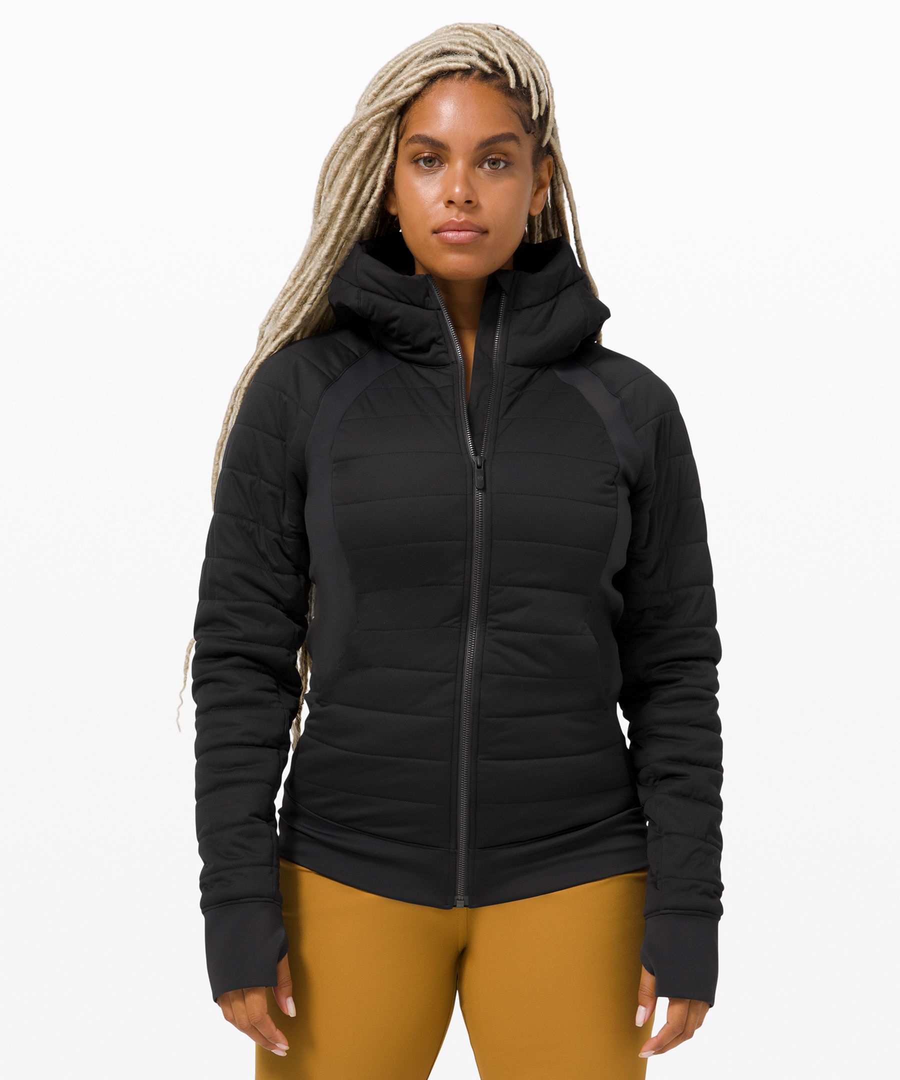 lululemon black zip up jacket