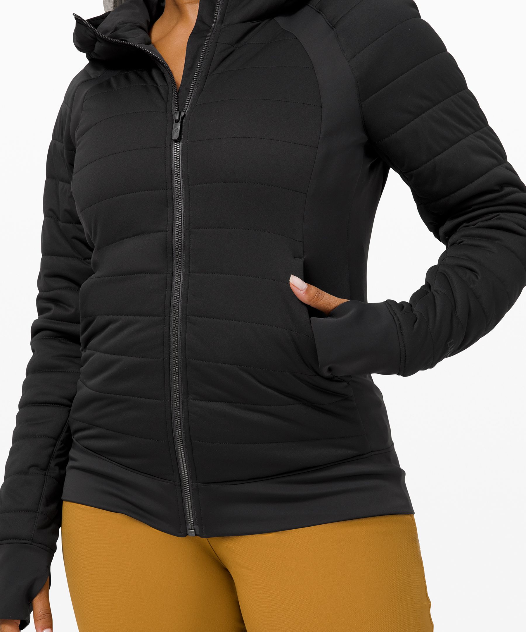 lululemon black zip up jacket