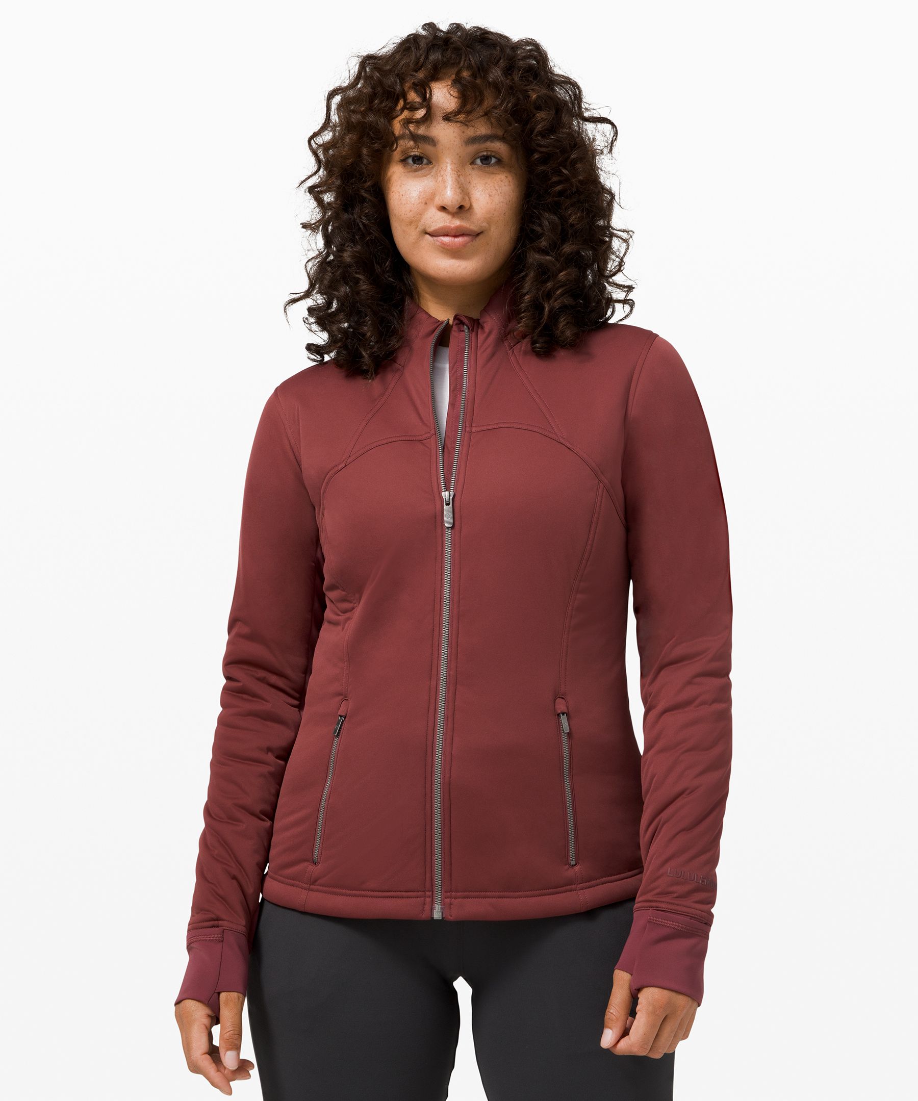 Lululemon Dynamic Movement Jacket In Burgundy